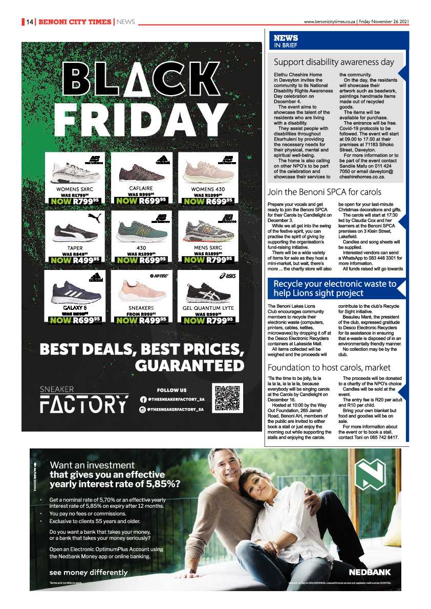 Benoni City Times 26 November 2021 page 14