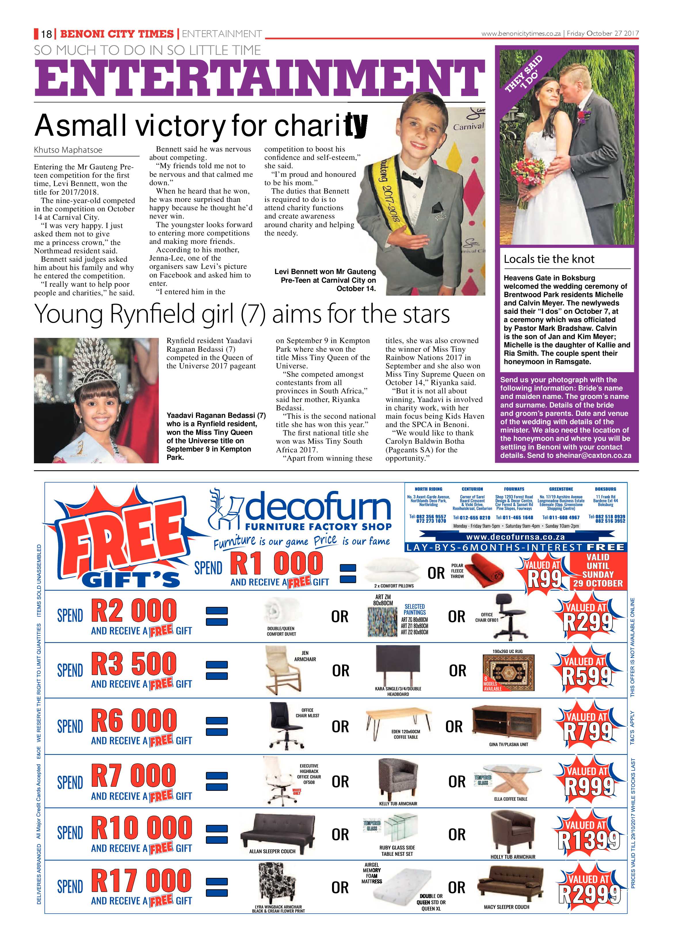 Benoni City Times 26 October 2017 page 18