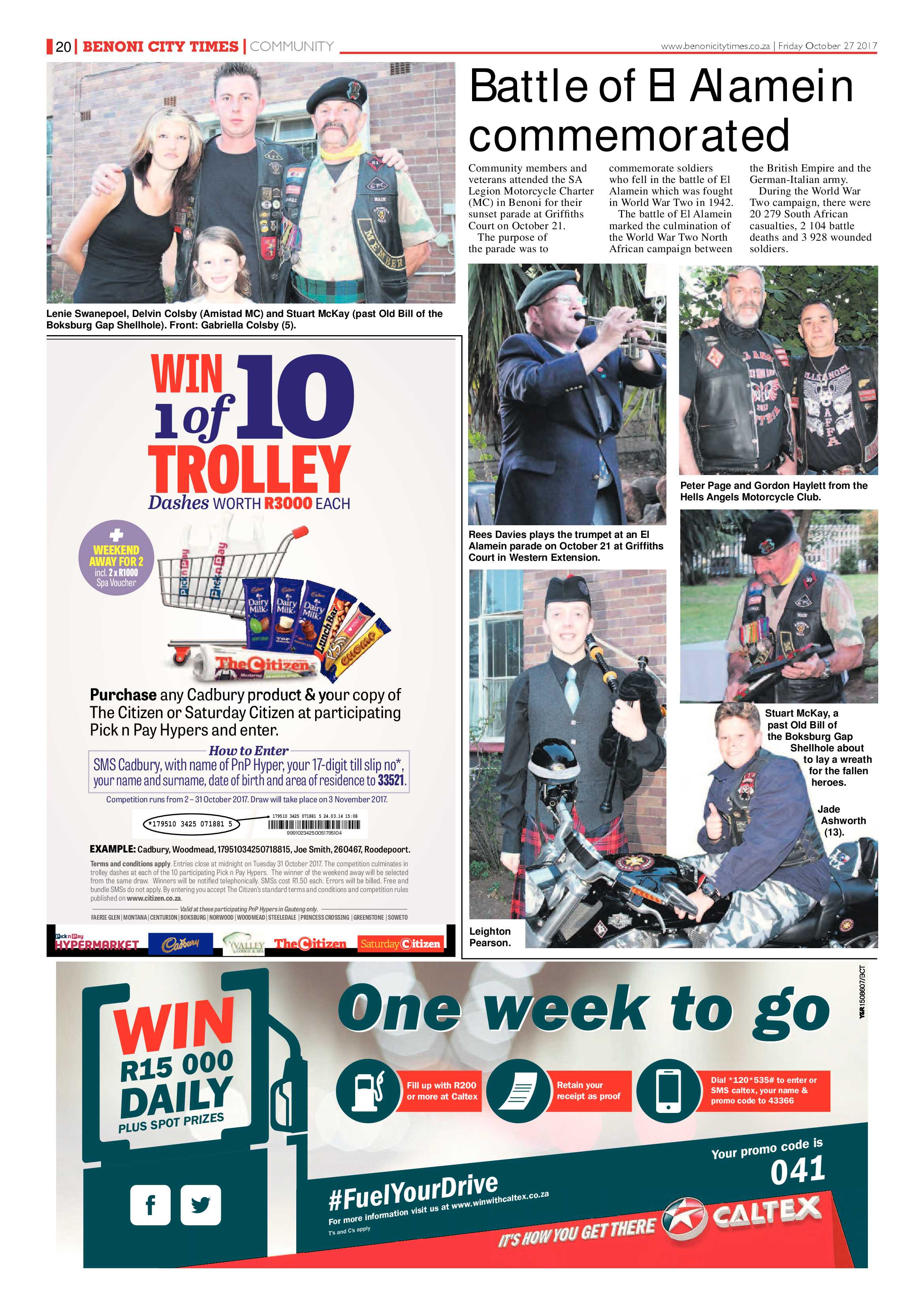 Benoni City Times 26 October 2017 page 20