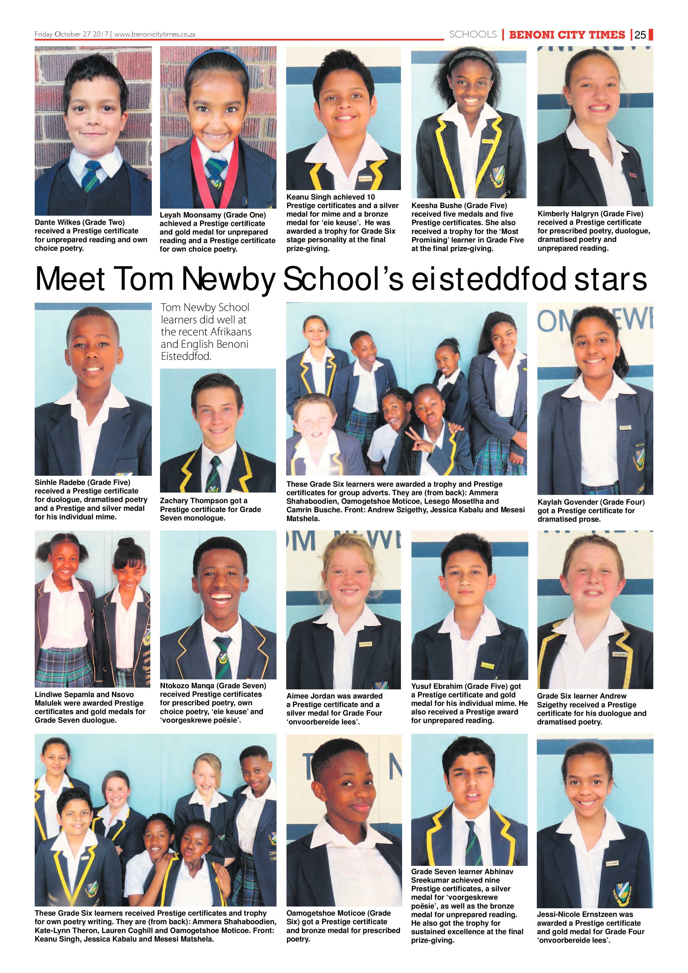 Benoni City Times 26 October 2017 page 25