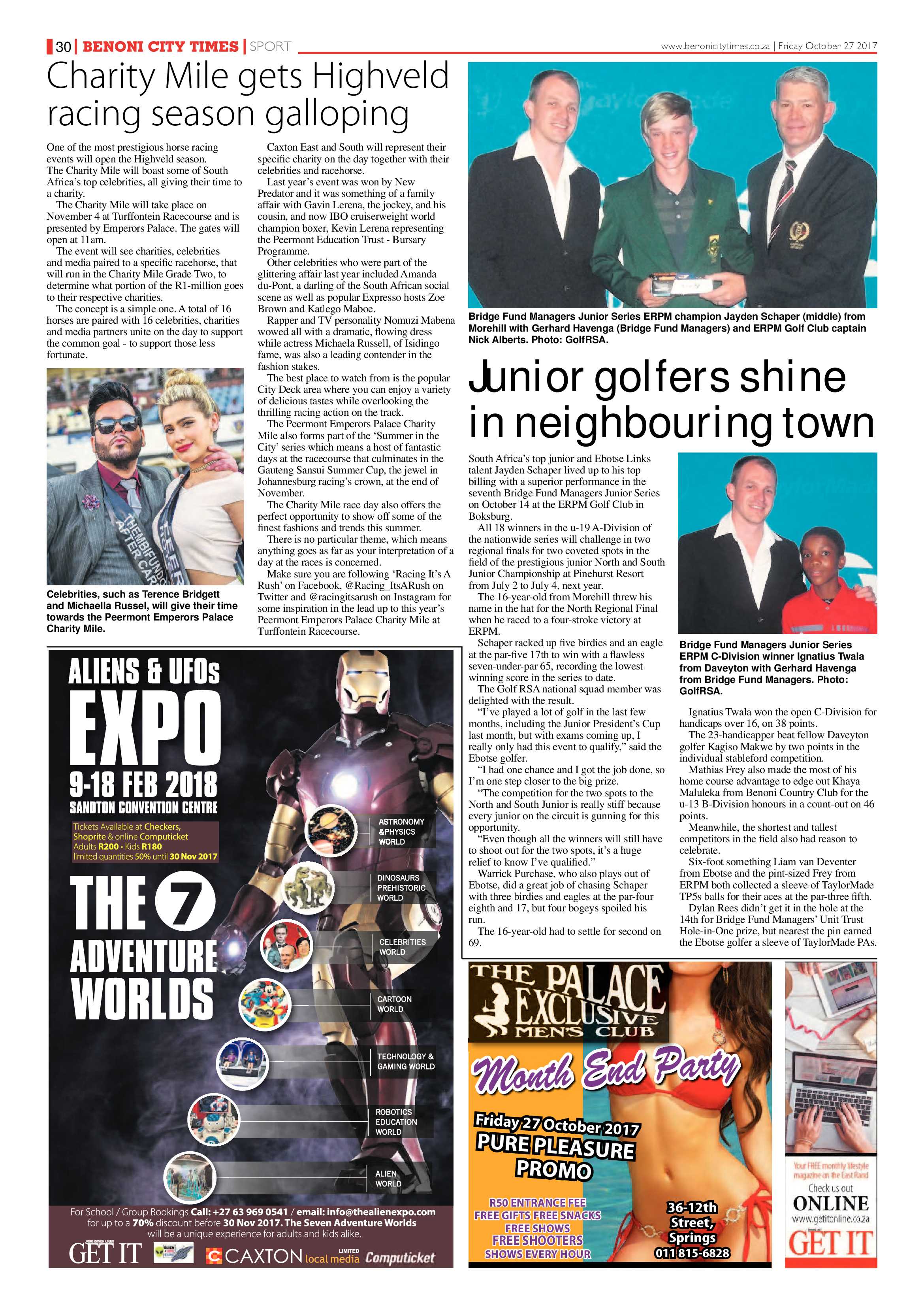 Benoni City Times 26 October 2017 page 30