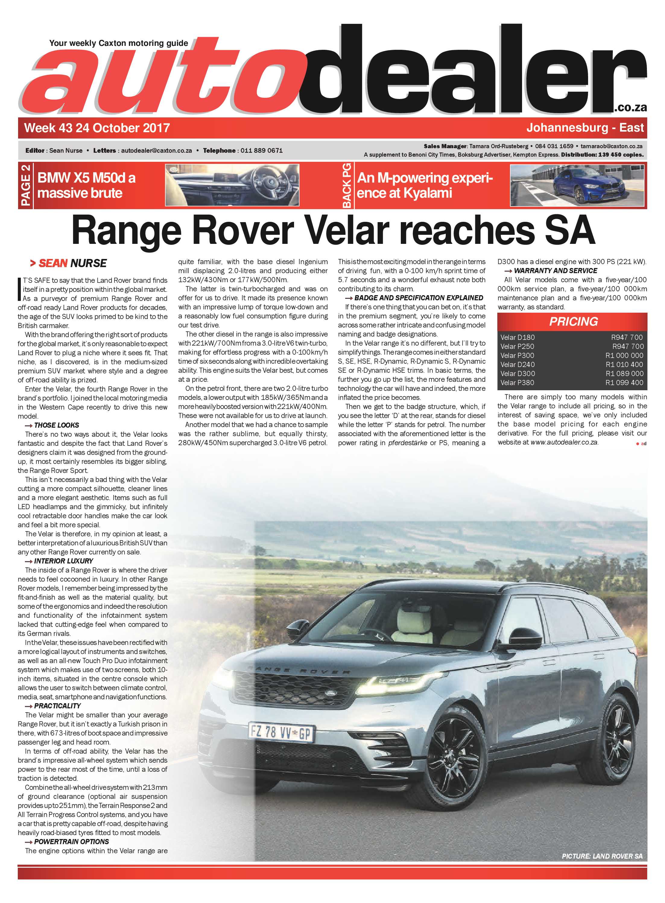 Benoni City Times 26 October 2017 page 37