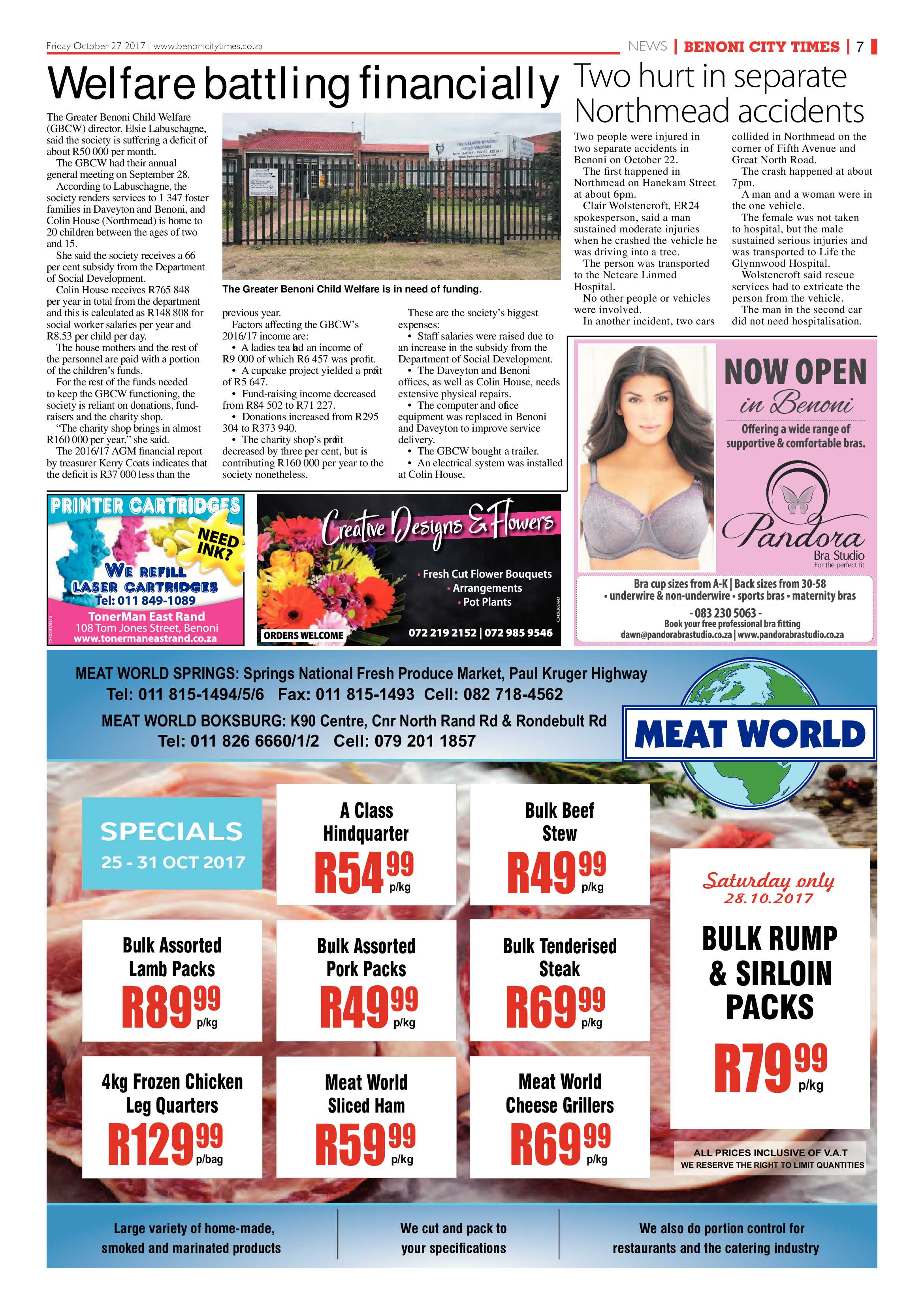 Benoni City Times 26 October 2017 page 7