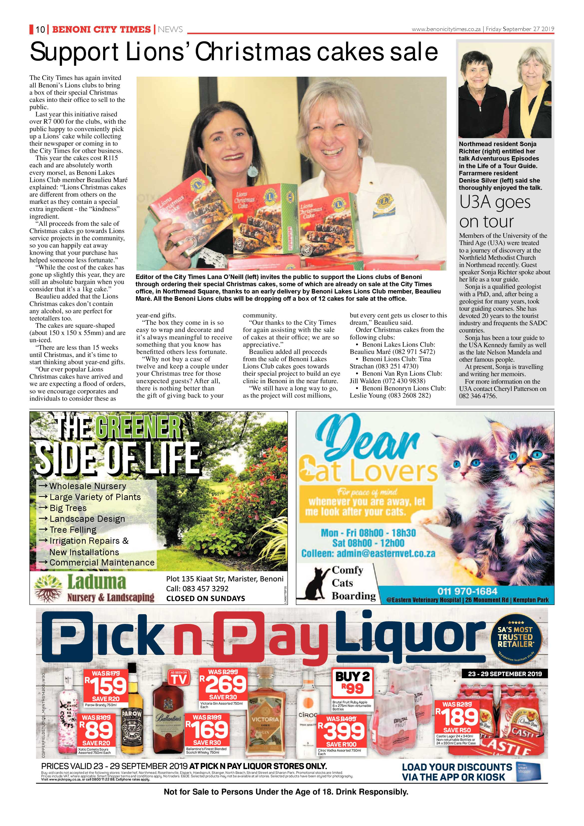 Benoni City Times 26 September 2019 page 10