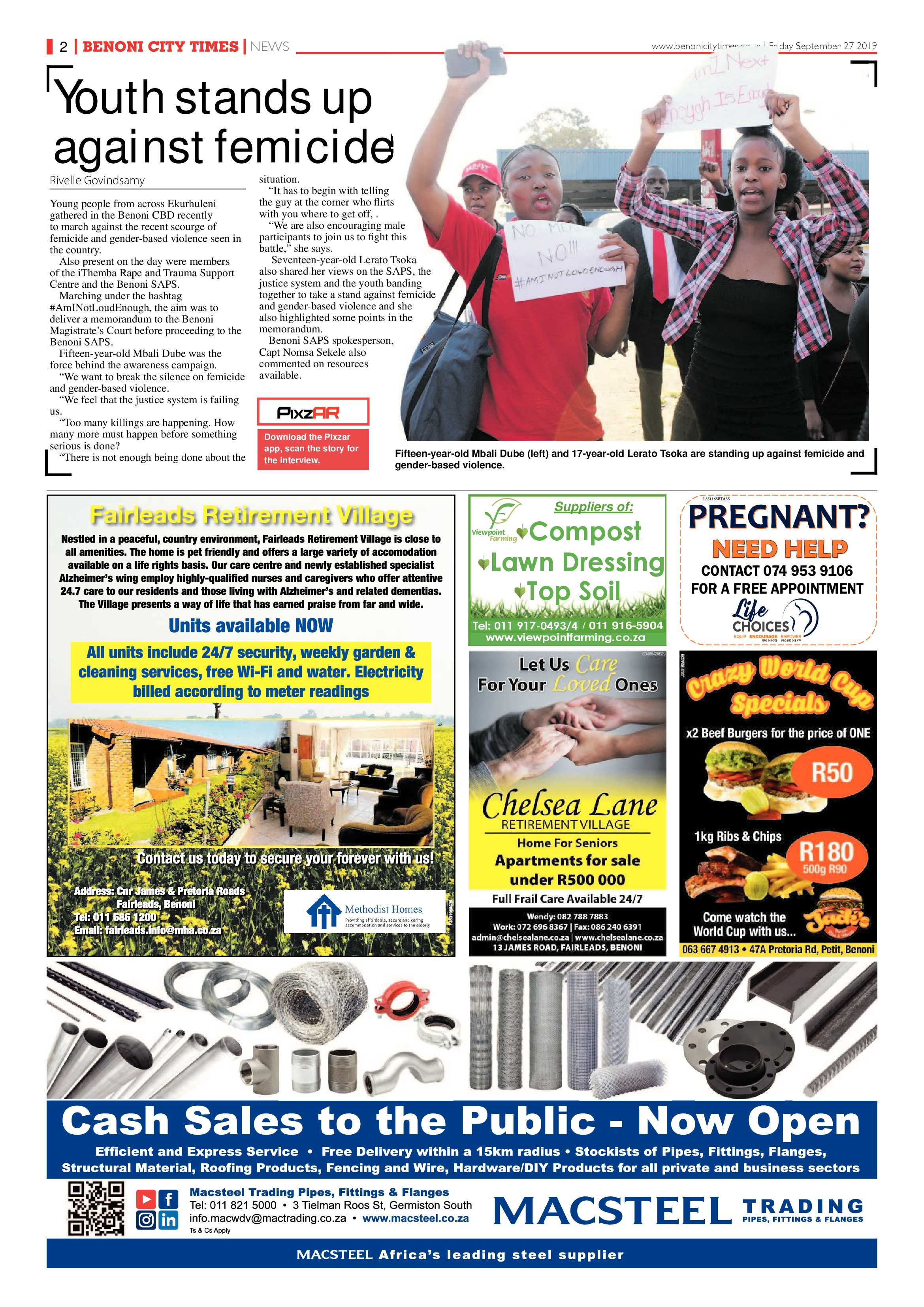 Benoni City Times 26 September 2019 page 2