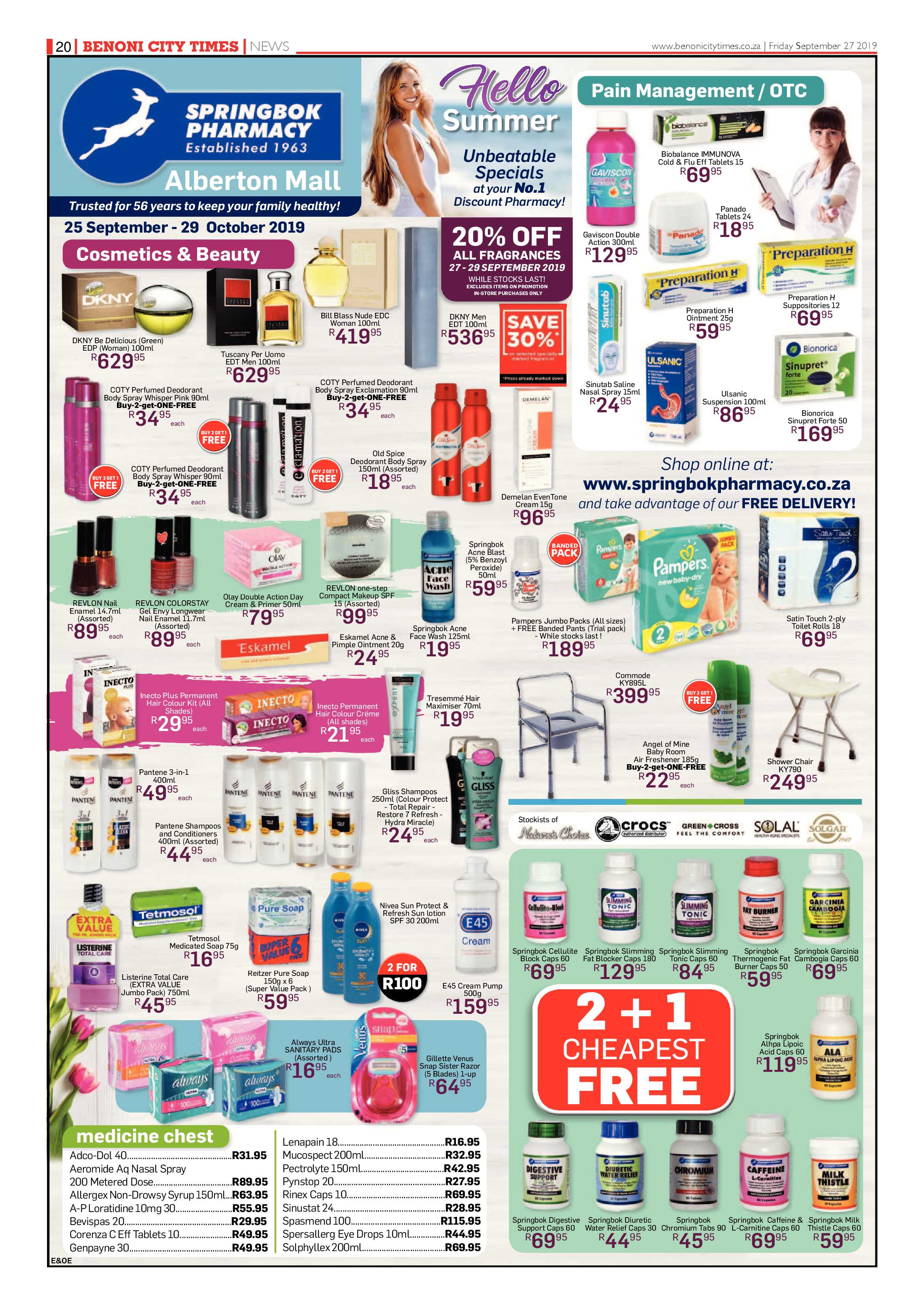 Benoni City Times 26 September 2019 page 20