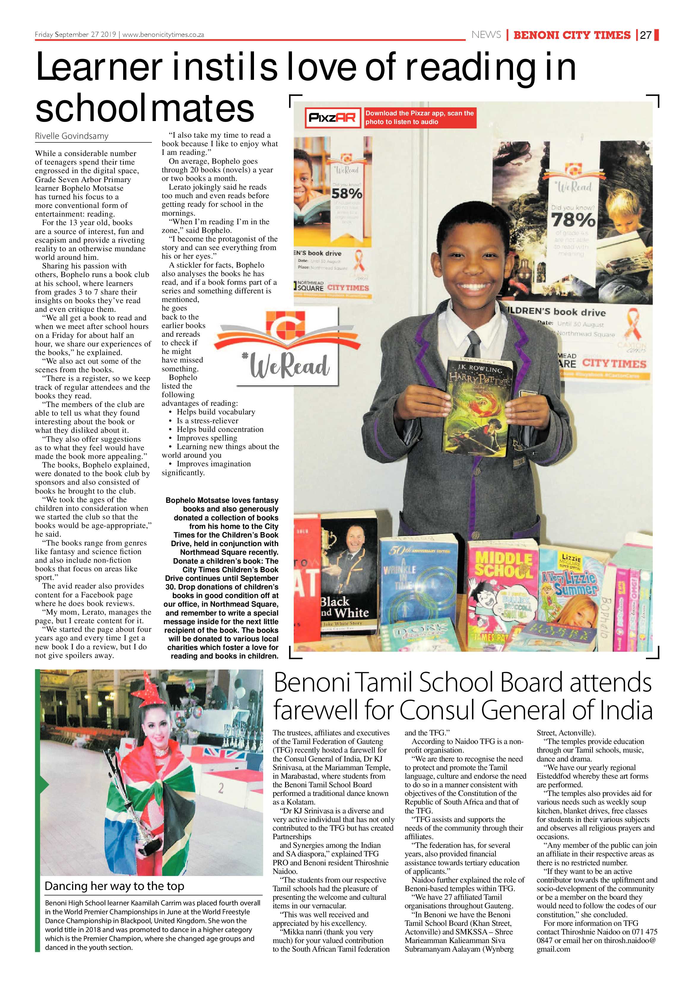 Benoni City Times 26 September 2019 page 27
