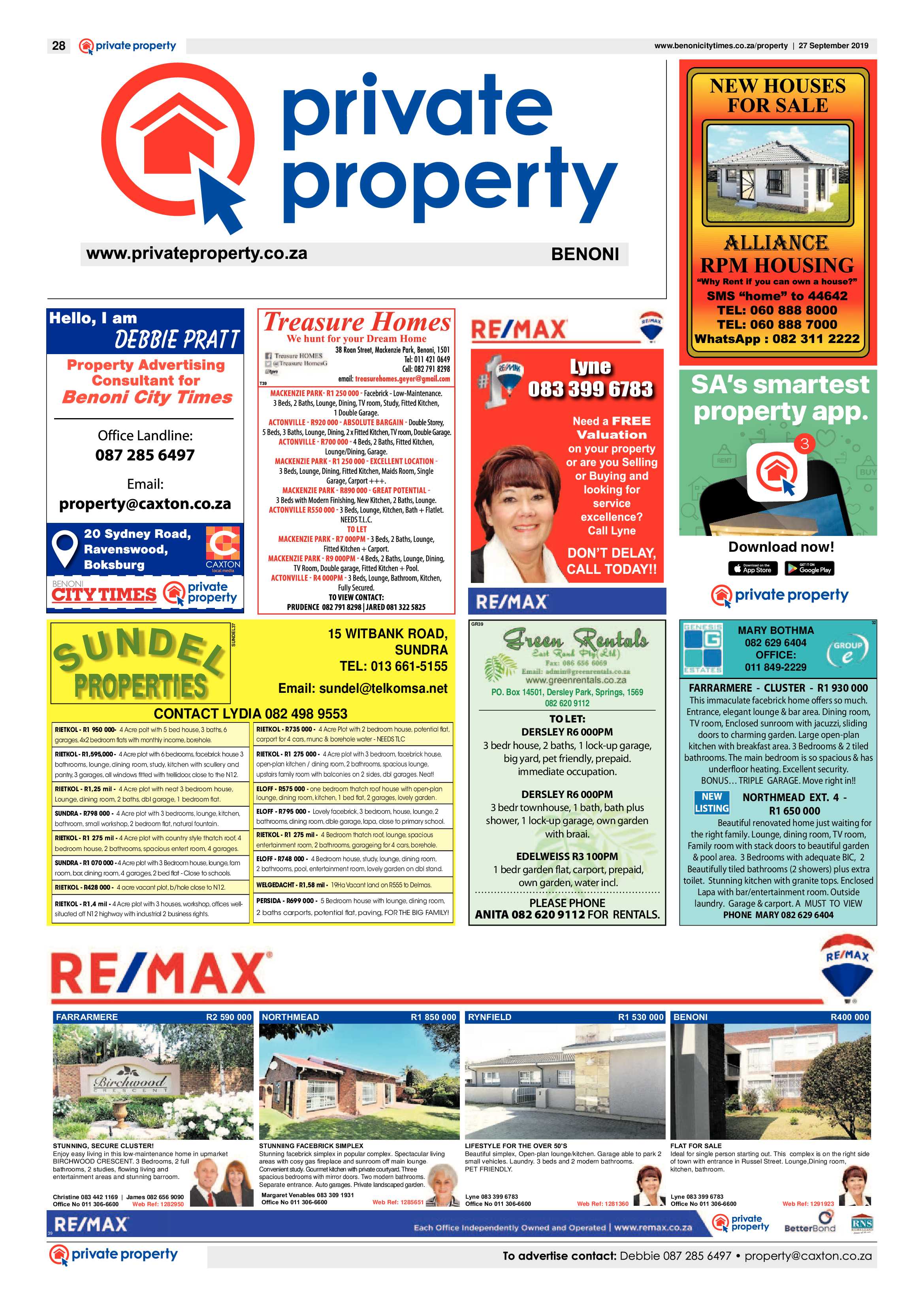 Benoni City Times 26 September 2019 page 28