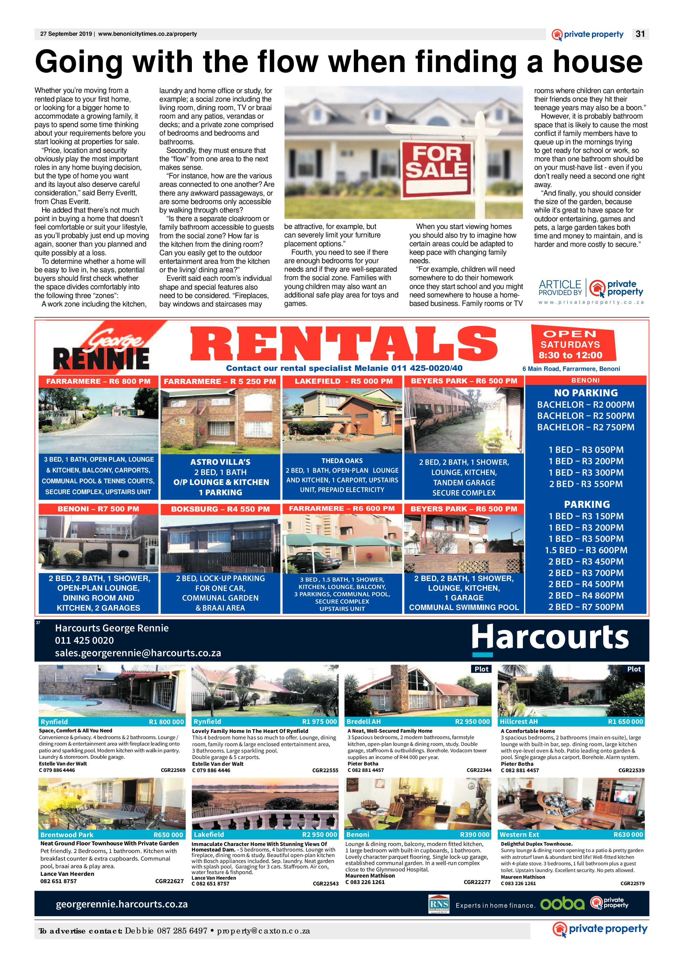 Benoni City Times 26 September 2019 page 31