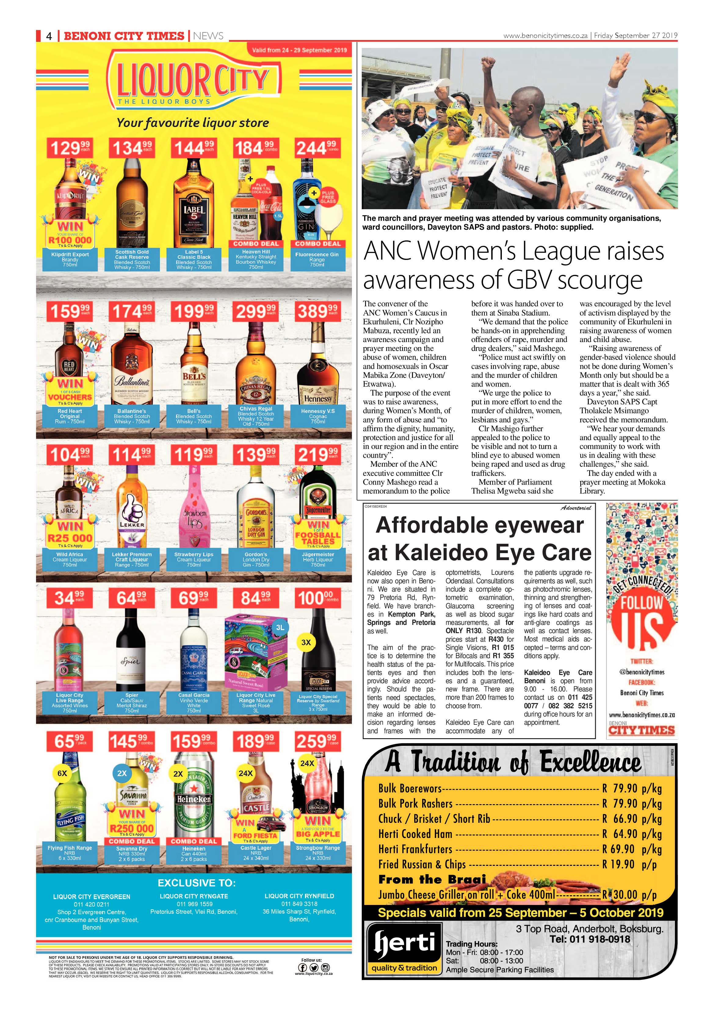 Benoni City Times 26 September 2019 page 4