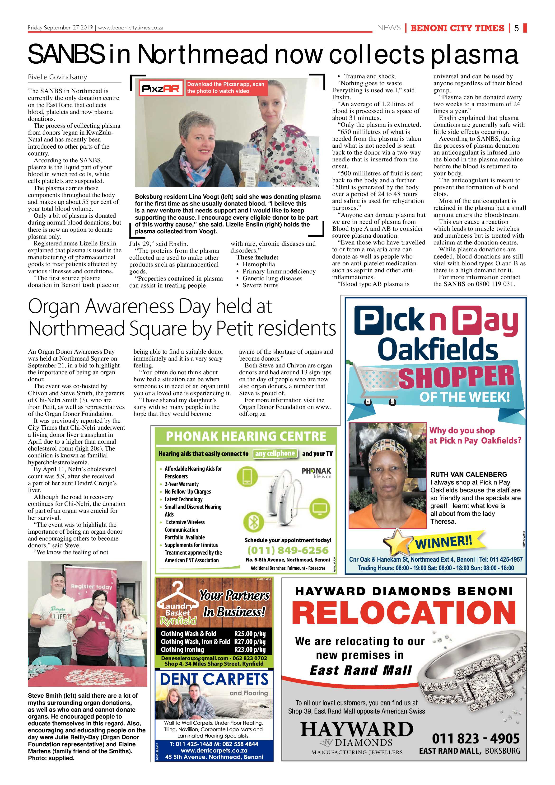 Benoni City Times 26 September 2019 page 5