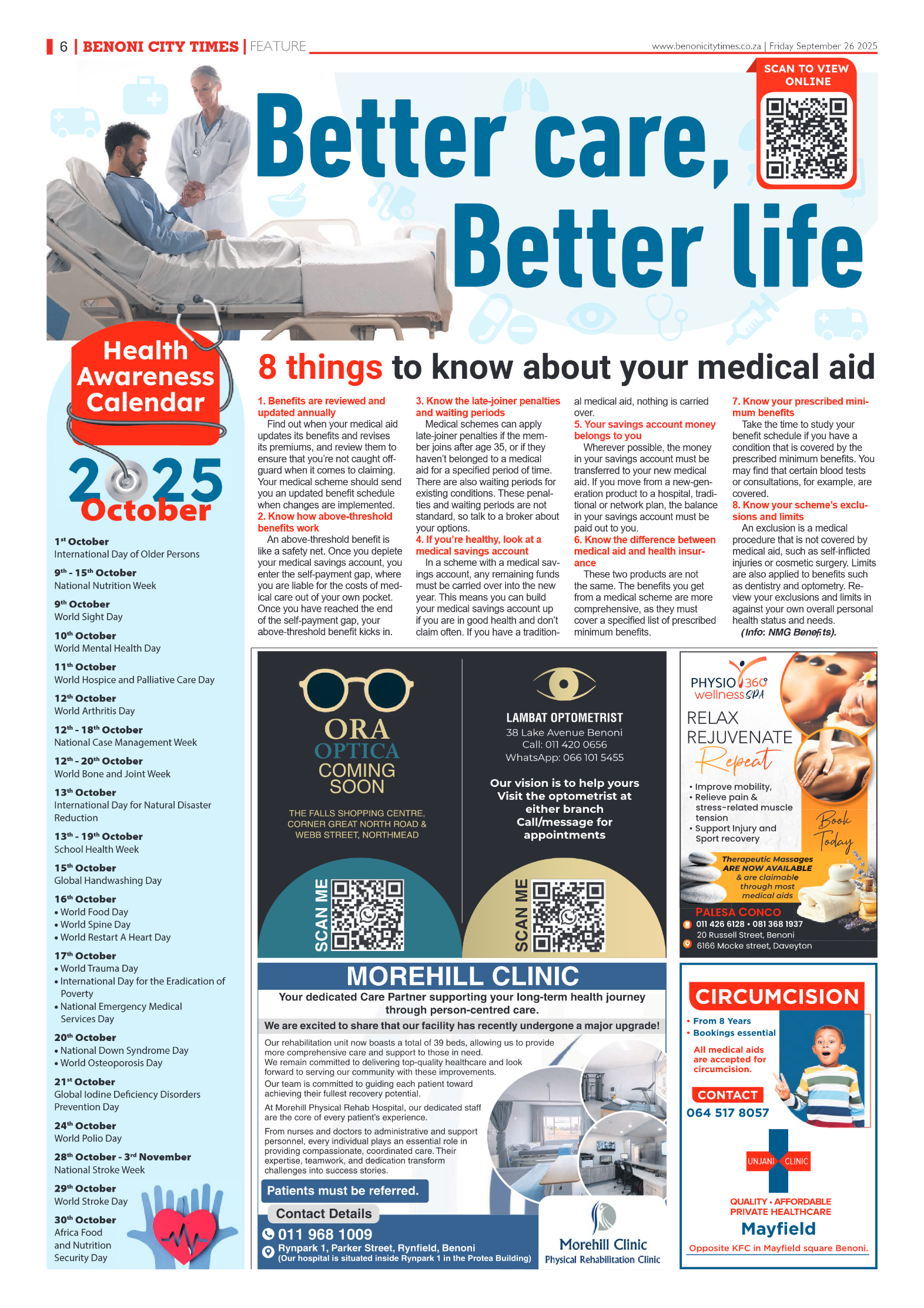 Benoni City Times 26 September 2025 page 6