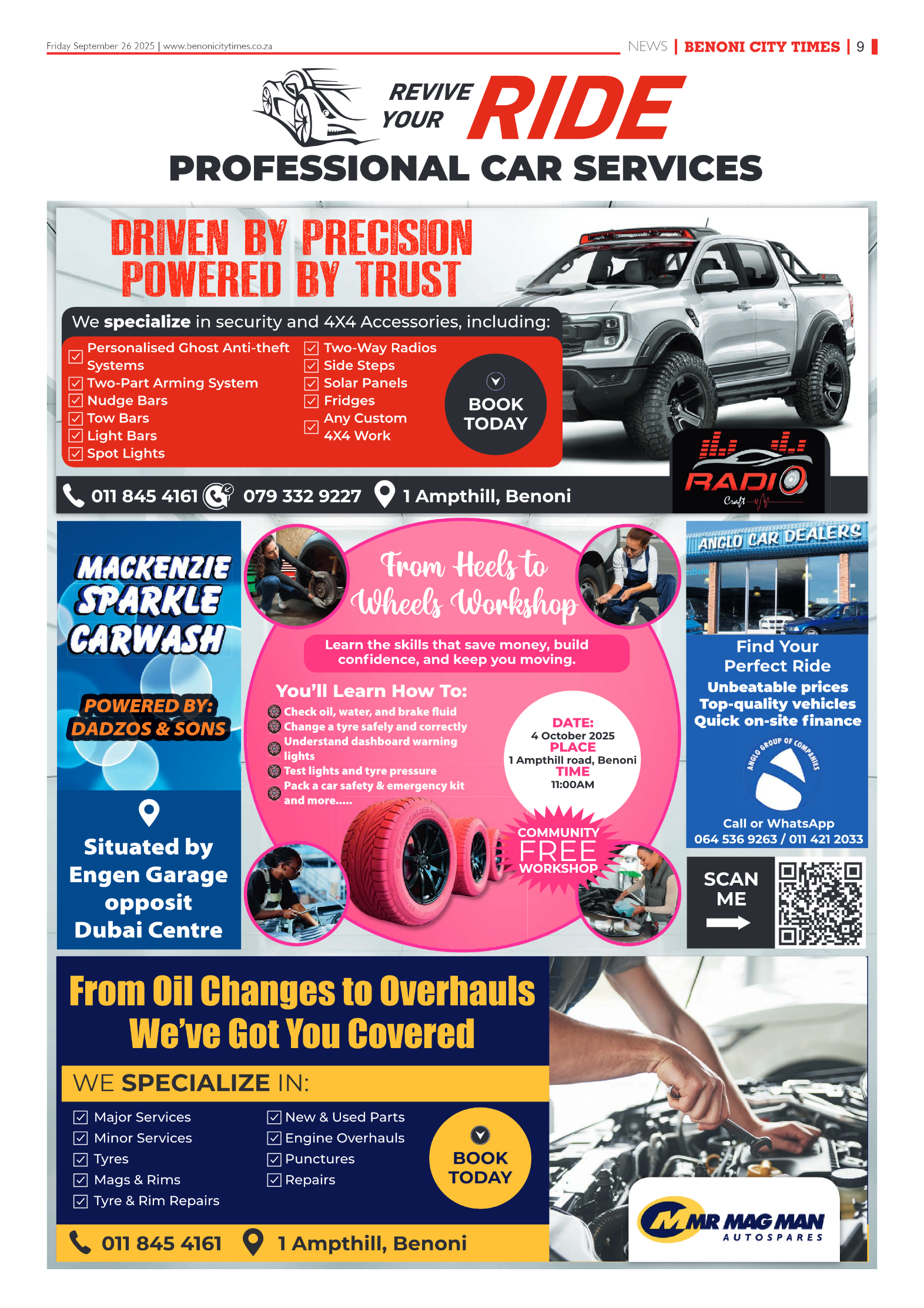 Benoni City Times 26 September 2025 page 9