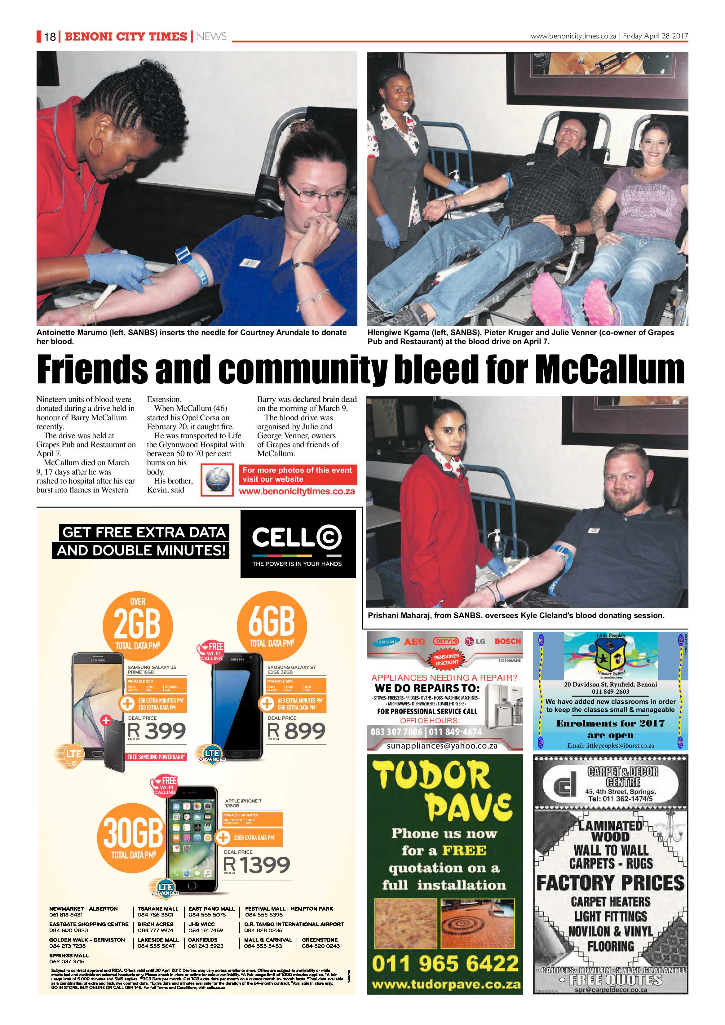 Benoni City Times 27 April 2017 page 18