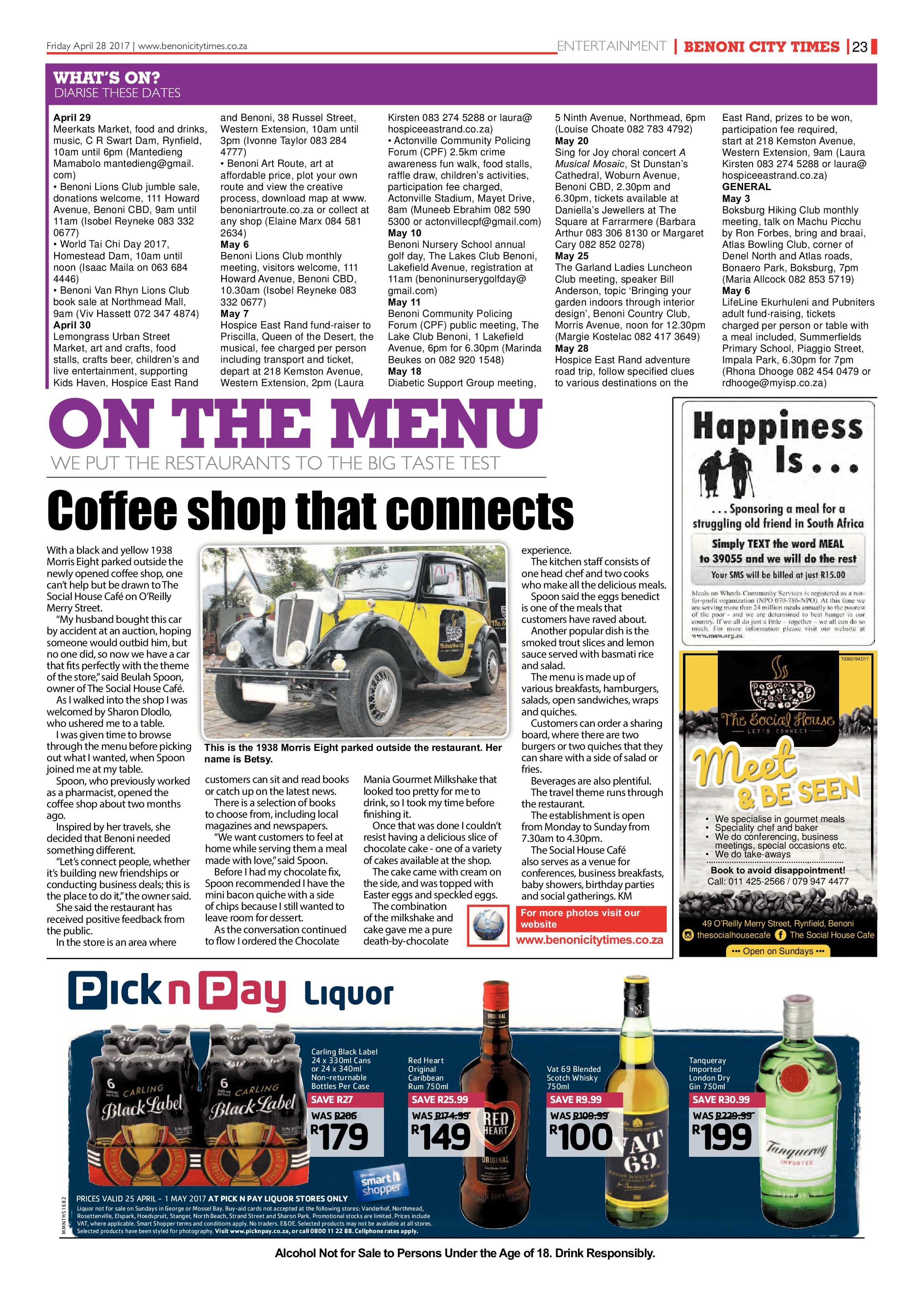 Benoni City Times 27 April 2017 page 23