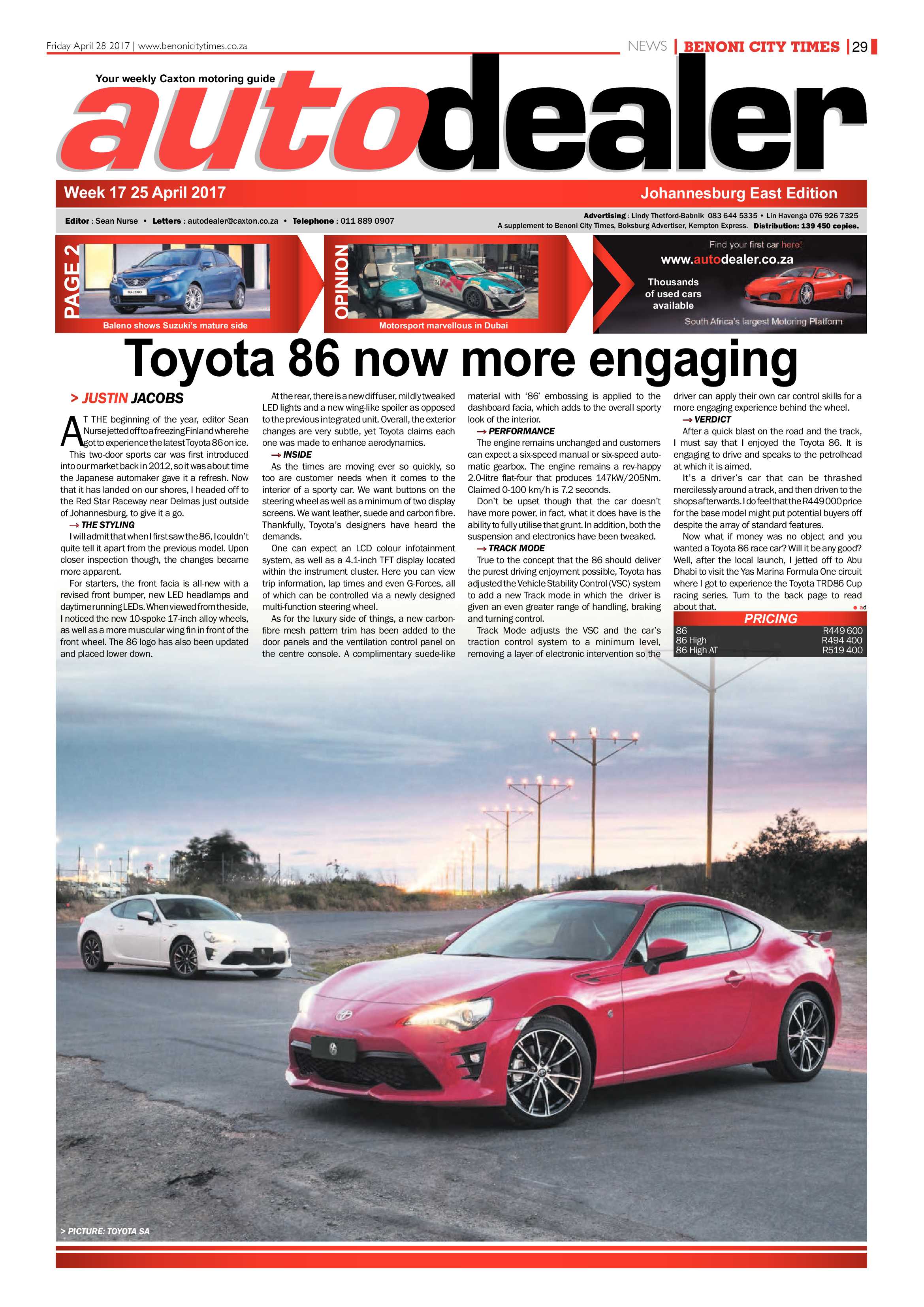 Benoni City Times 27 April 2017 page 29