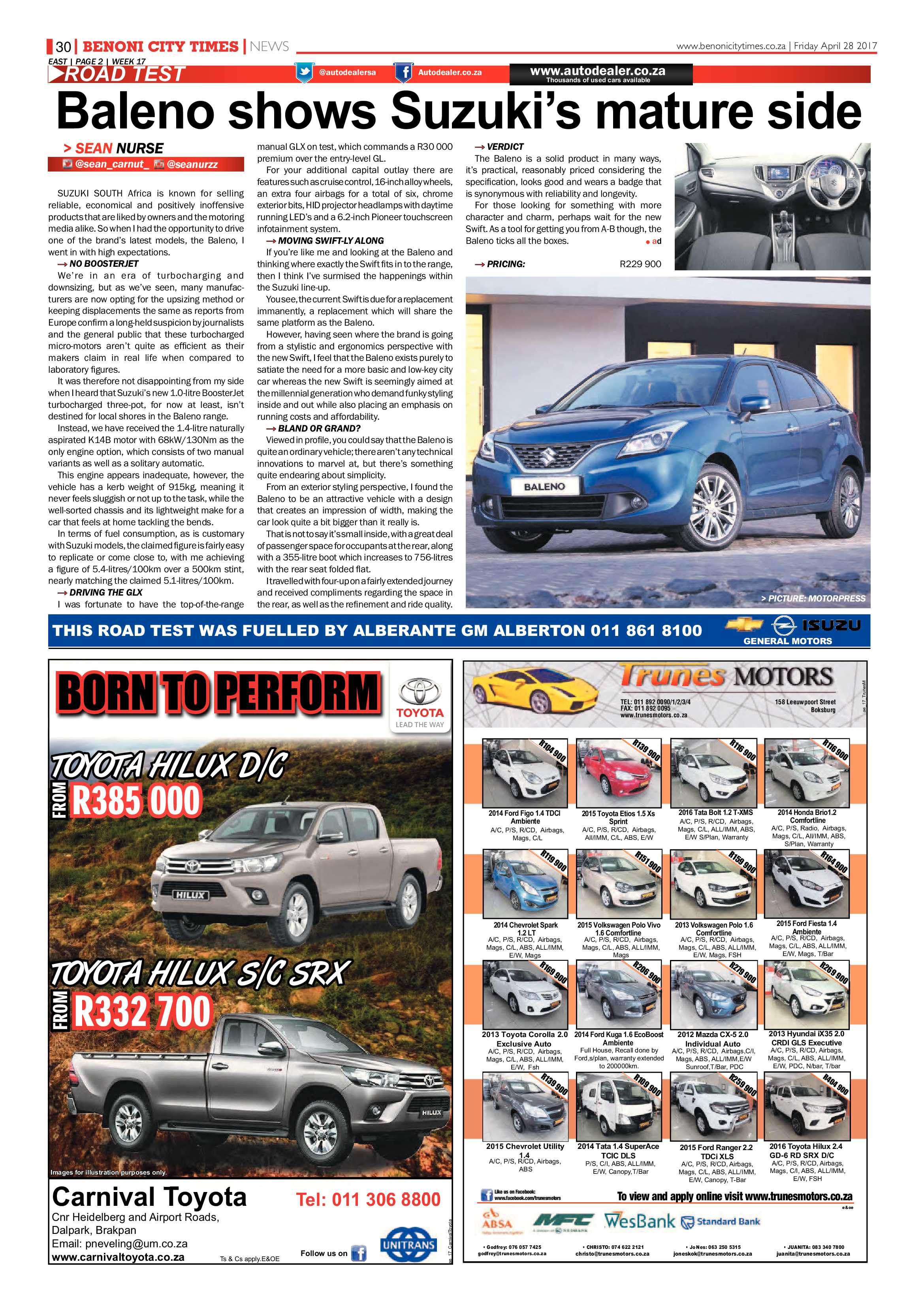 Benoni City Times 27 April 2017 page 30