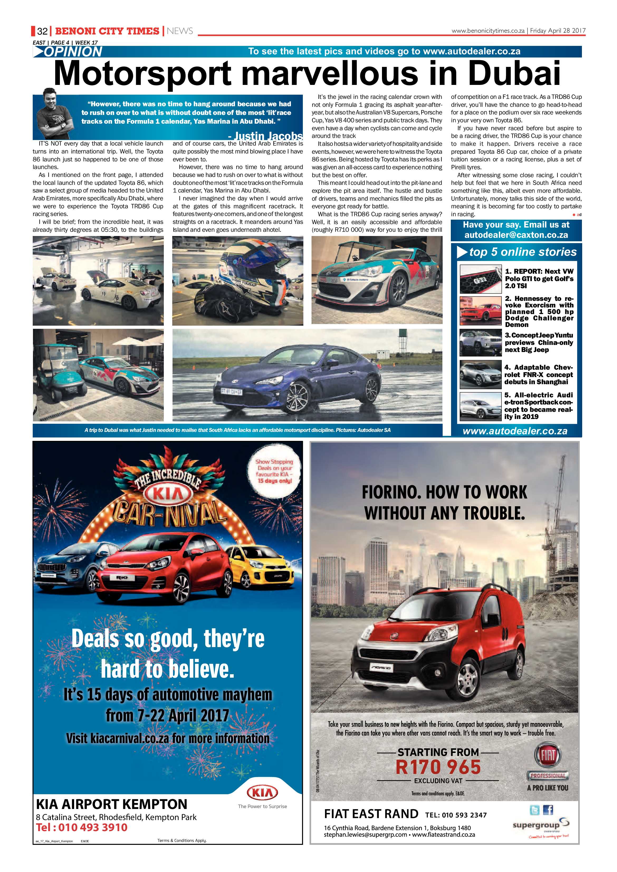 Benoni City Times 27 April 2017 page 32