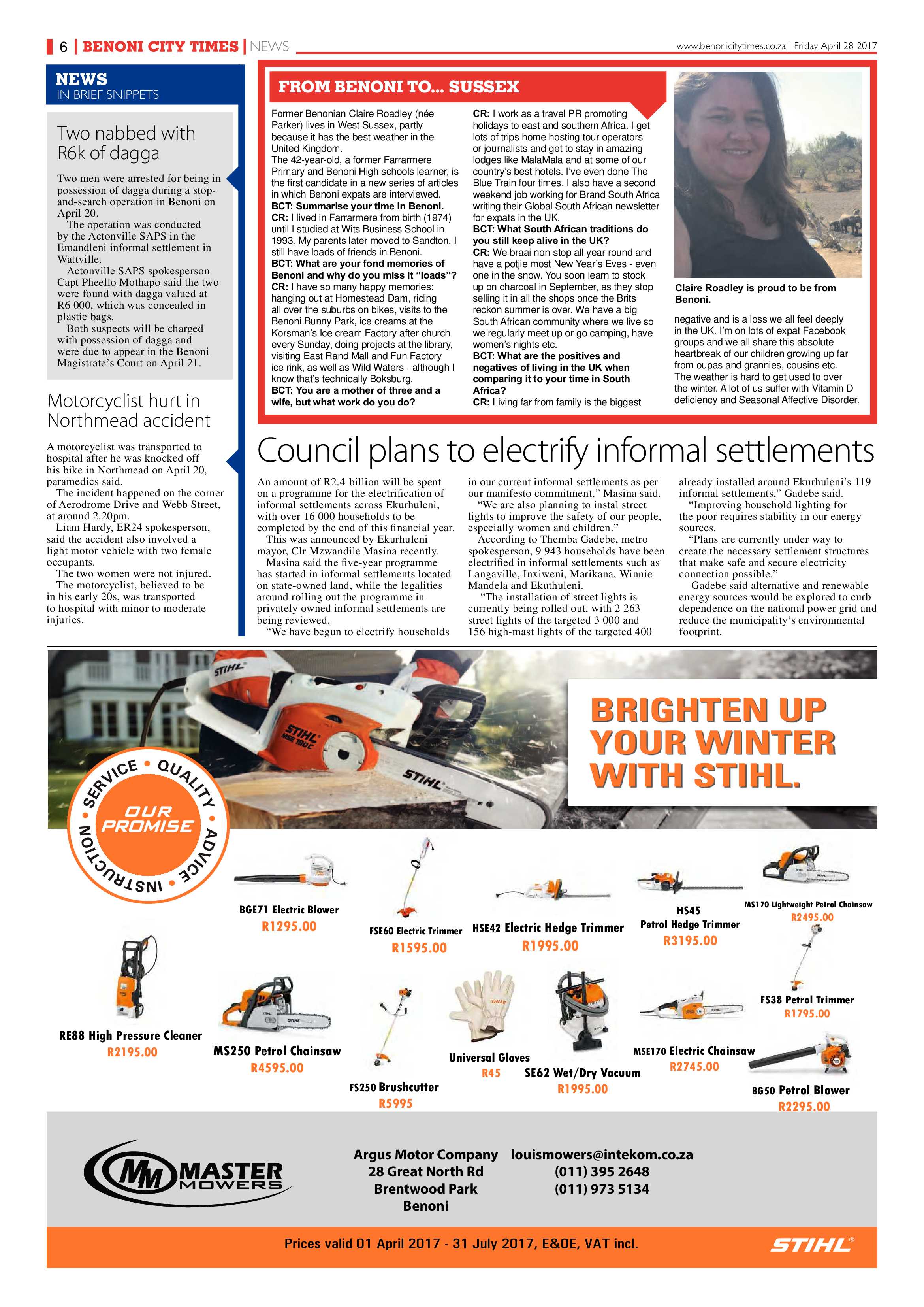 Benoni City Times 27 April 2017 page 6