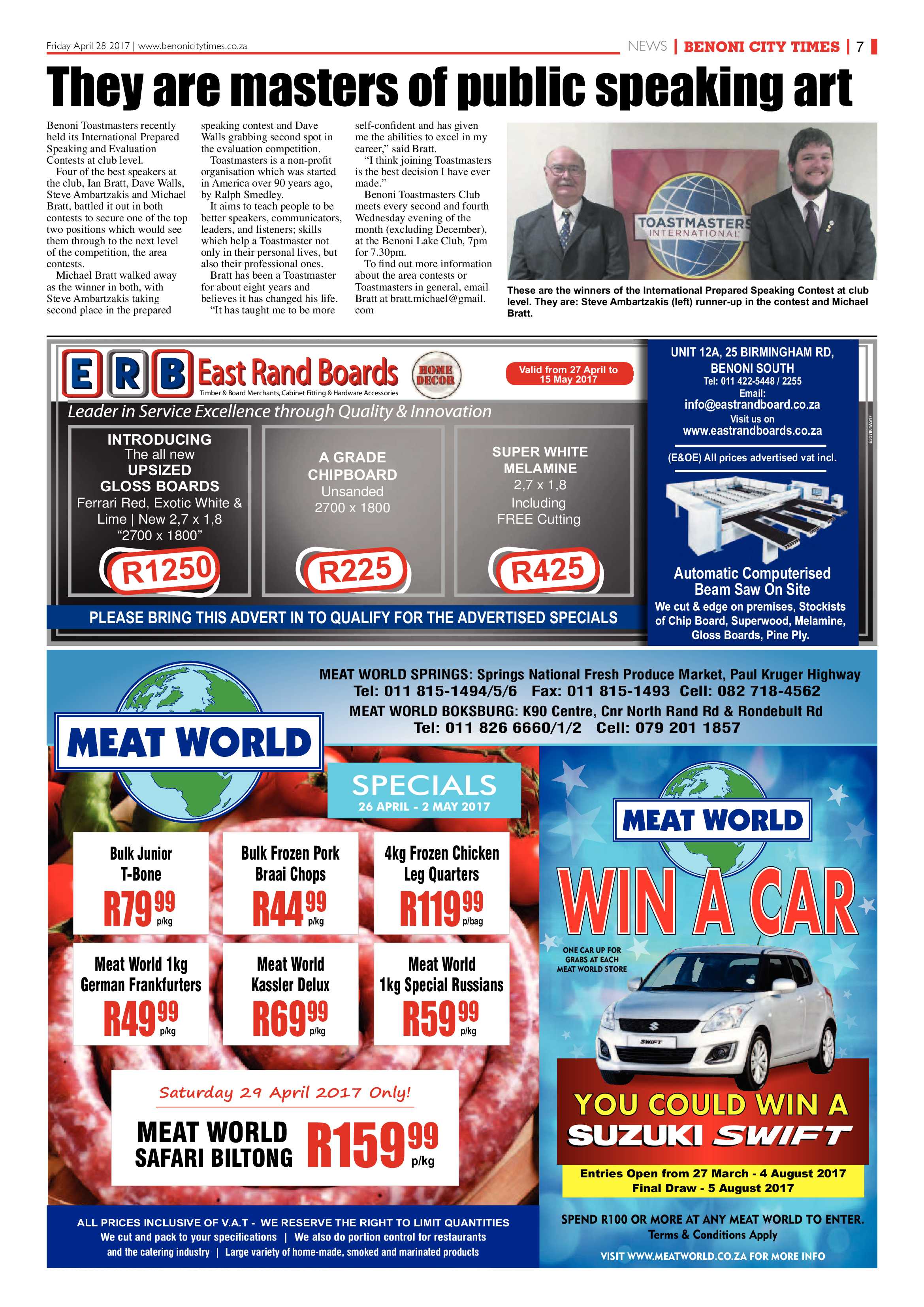 Benoni City Times 27 April 2017 page 7