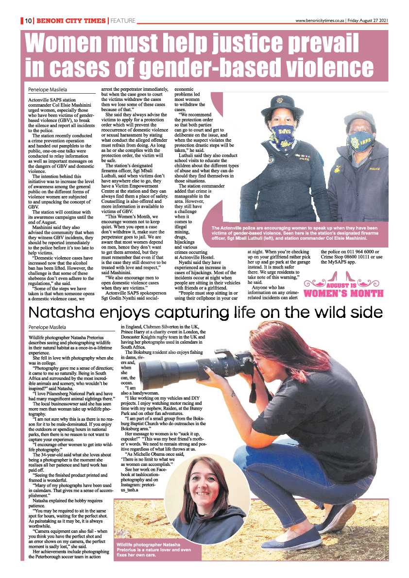 Benoni City Times 27 August 2021 page 10