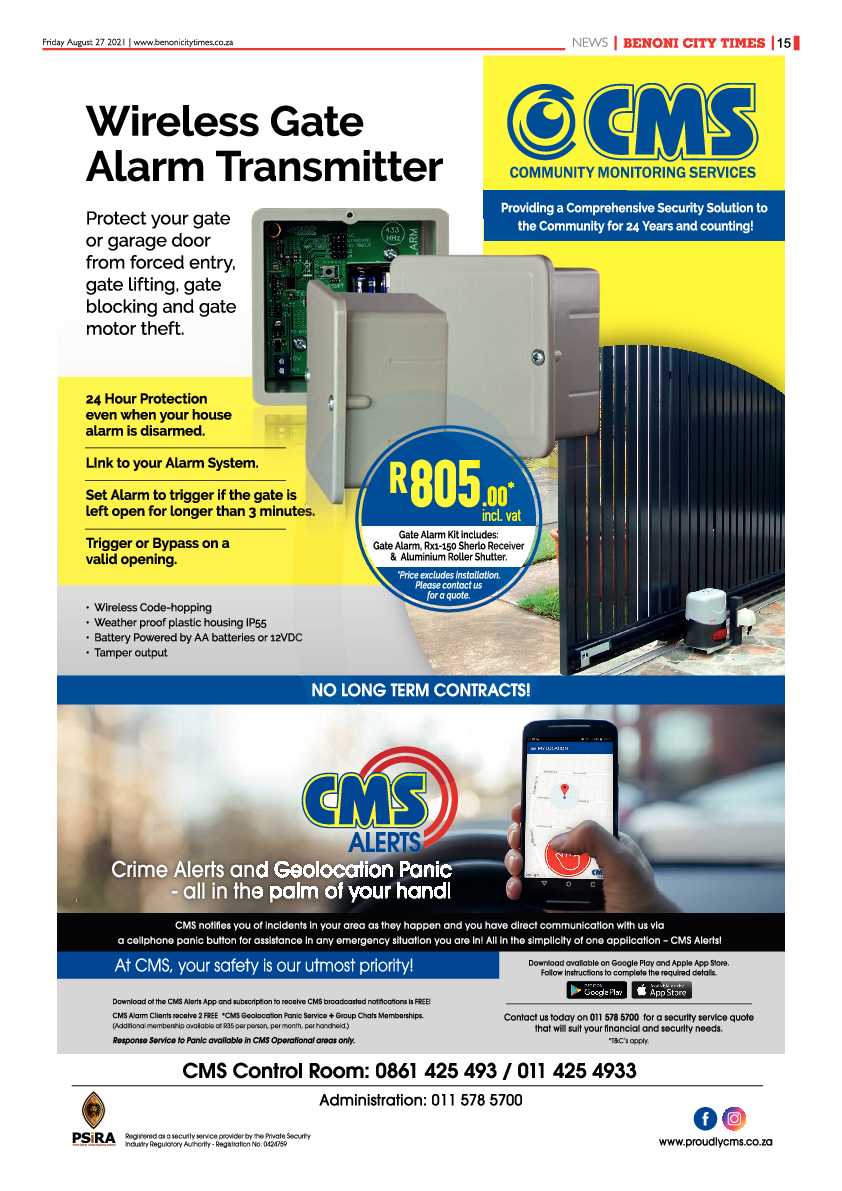 Benoni City Times 27 August 2021 page 15