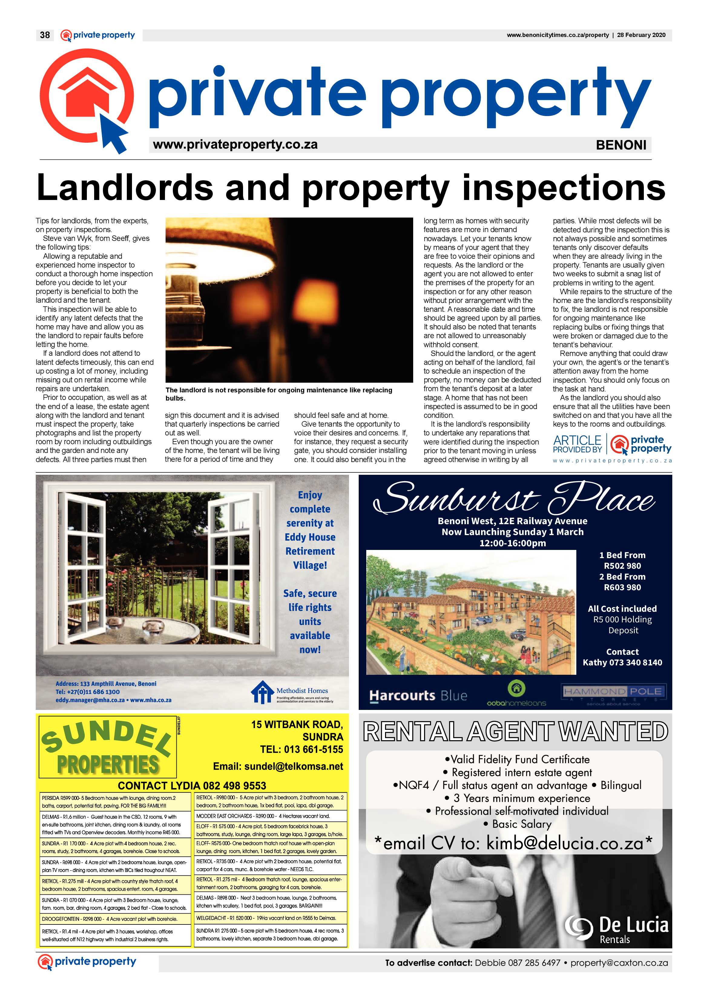 Benoni City Times 27 February 2020 page 38