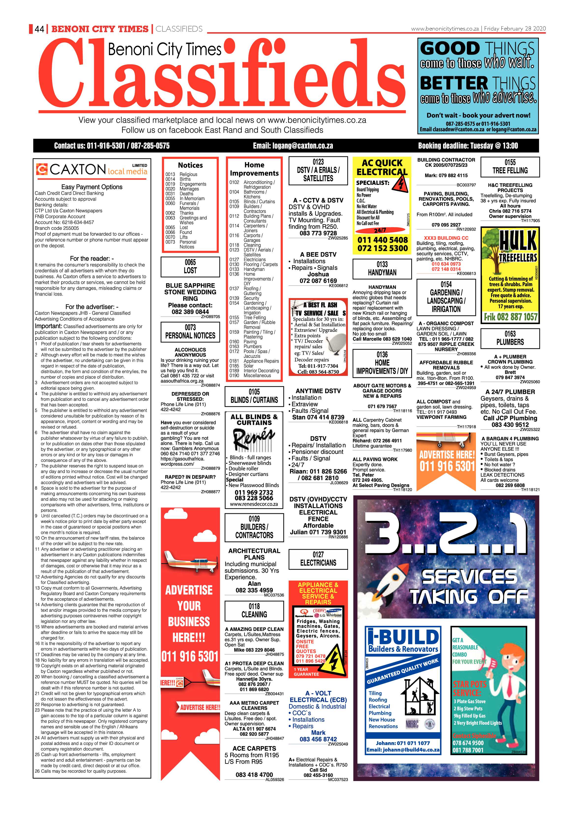 Benoni City Times 27 February 2020 page 44