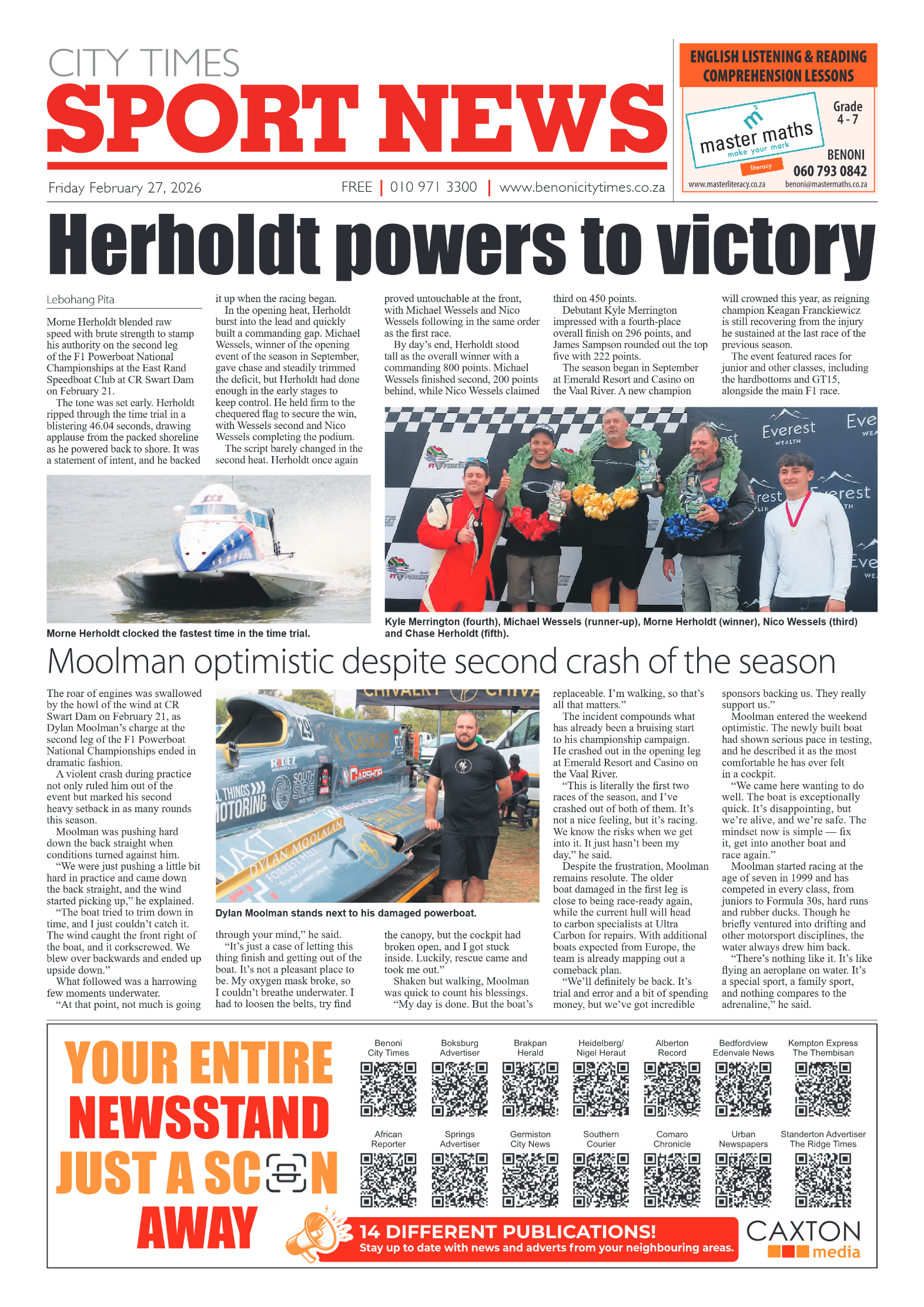 Benoni City Times 27 February 2026 page 12
