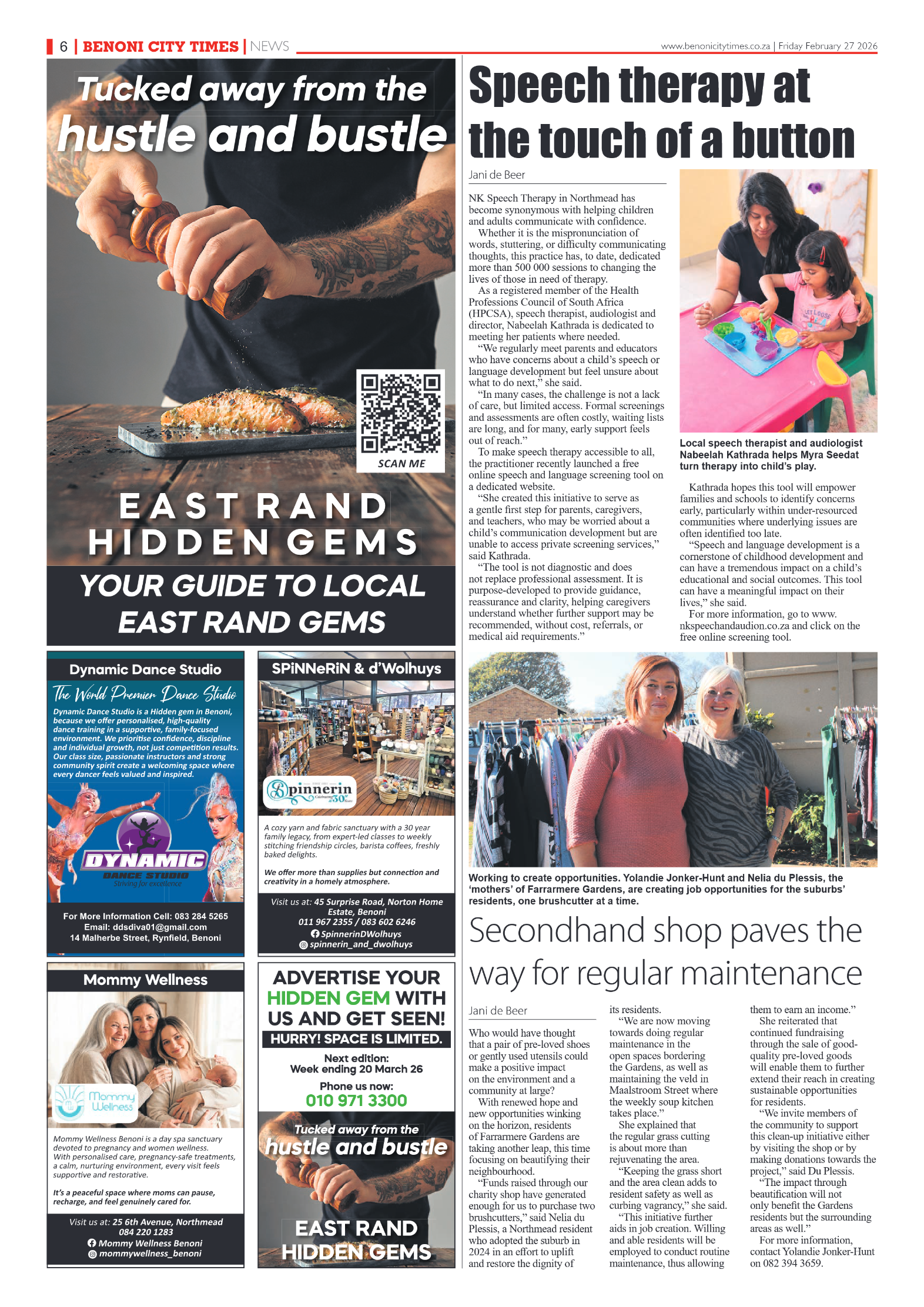 Benoni City Times 27 February 2026 page 6