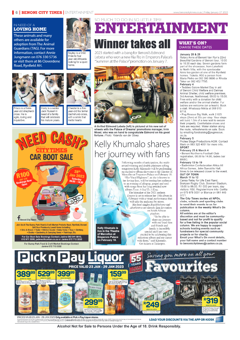 Benoni City Times 27 January 2023 page 6
