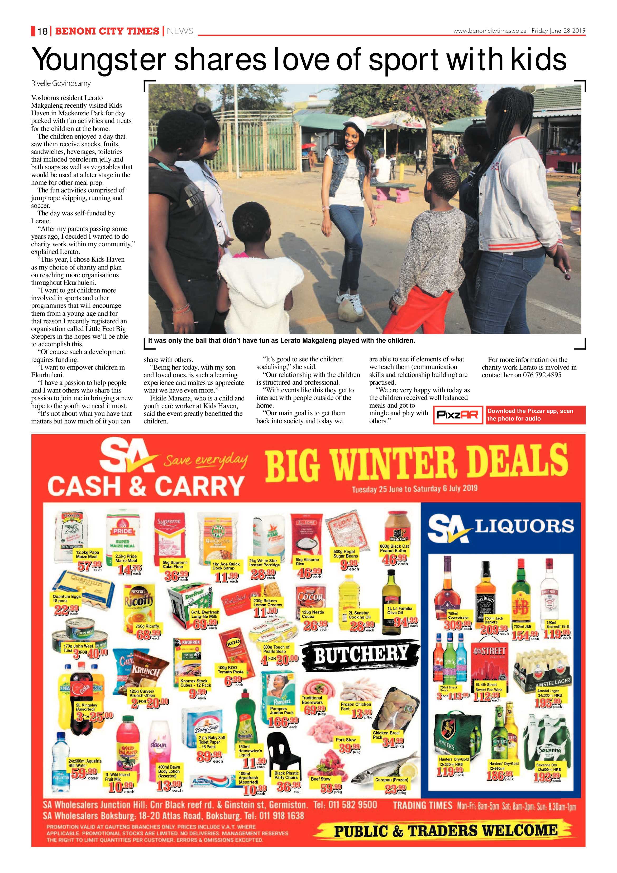 Benoni City Times 27 June 2019 page 18