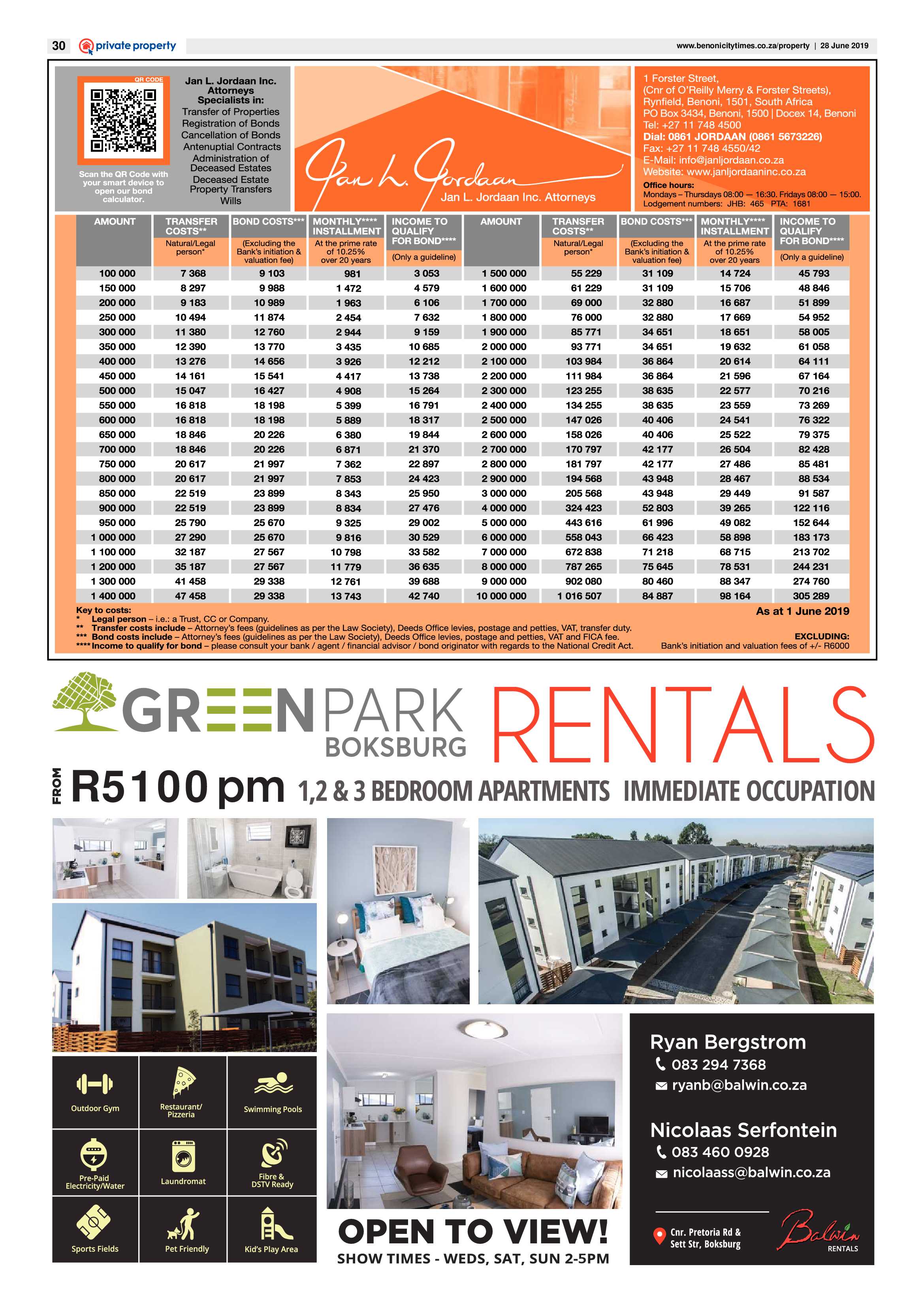 Benoni City Times 27 June 2019 page 30