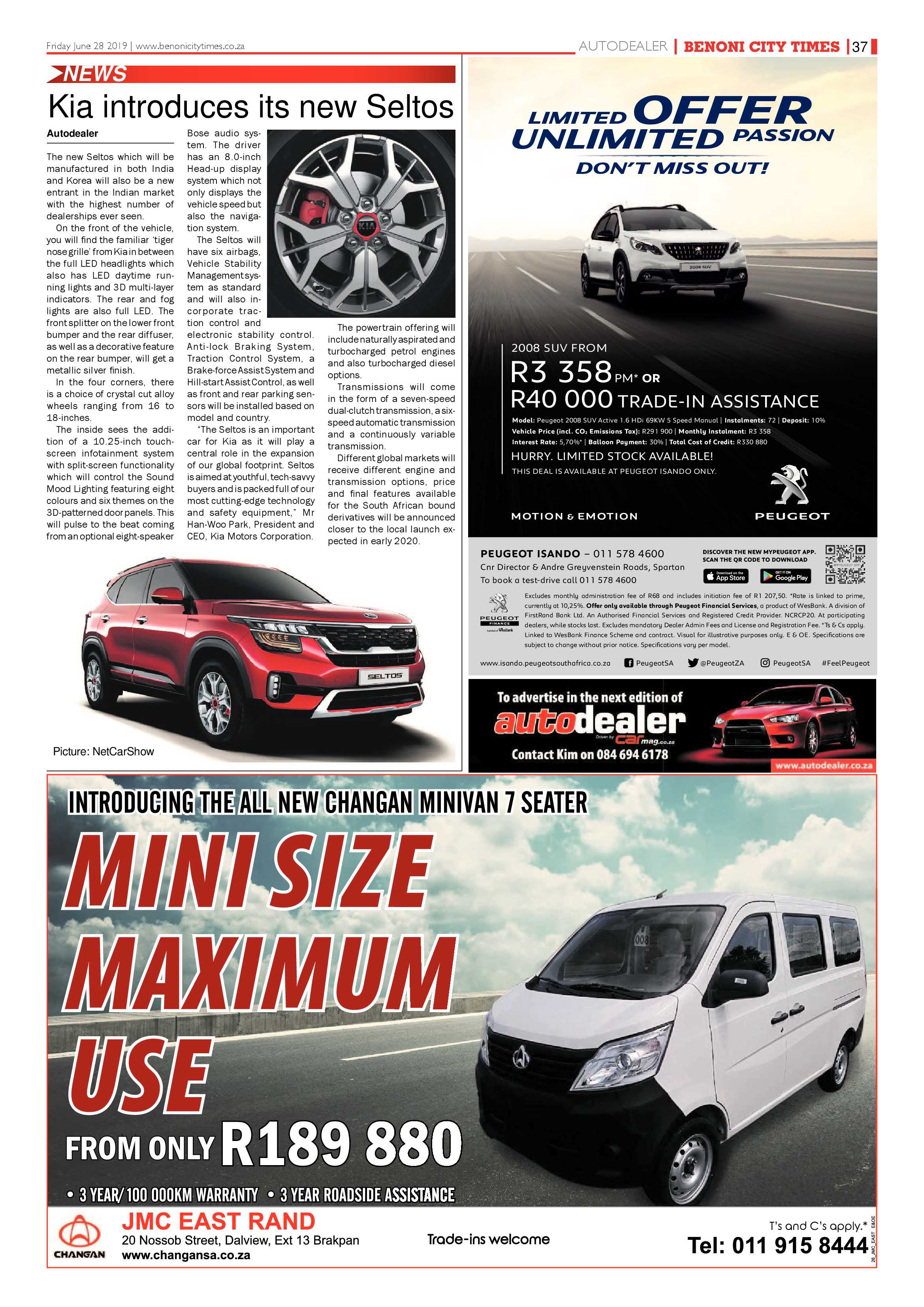 Benoni City Times 27 June 2019 page 37