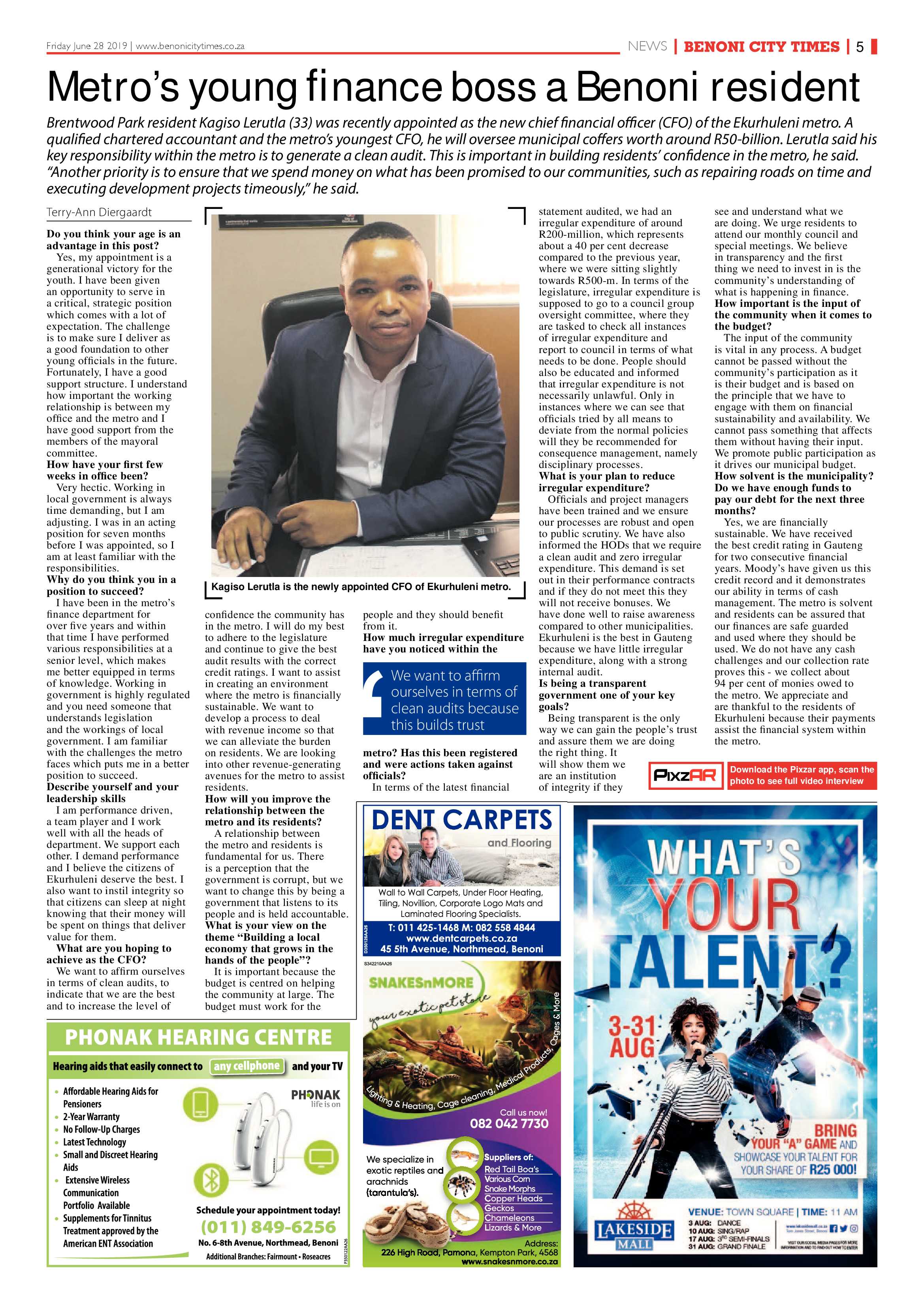 Benoni City Times 27 June 2019 page 5