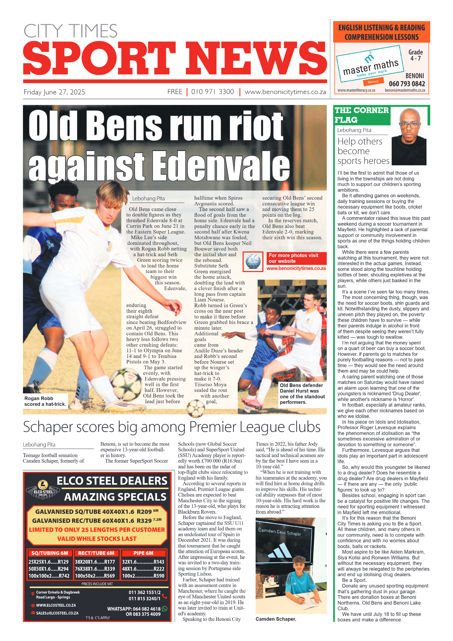 Benoni City Times 27 June 2025 page 12
