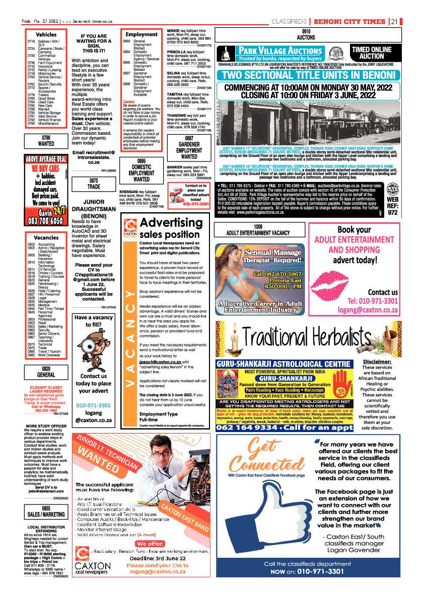 Benoni City Times 27 May 2022 page 23