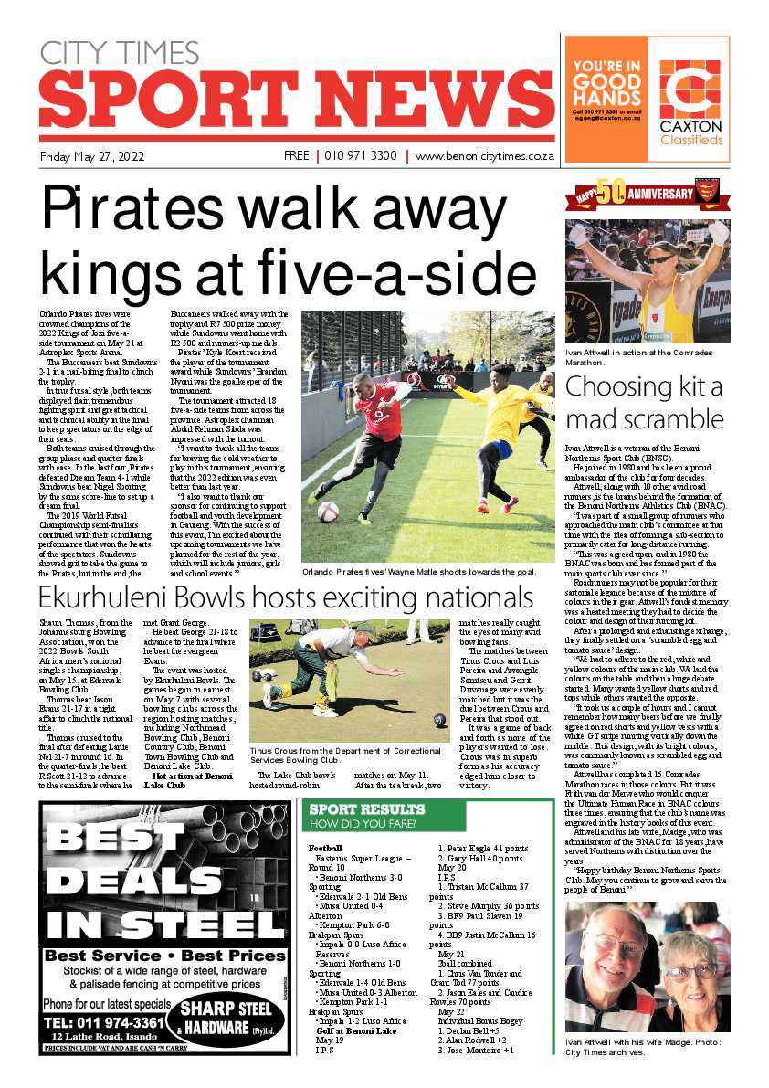 Benoni City Times 27 May 2022 page 26