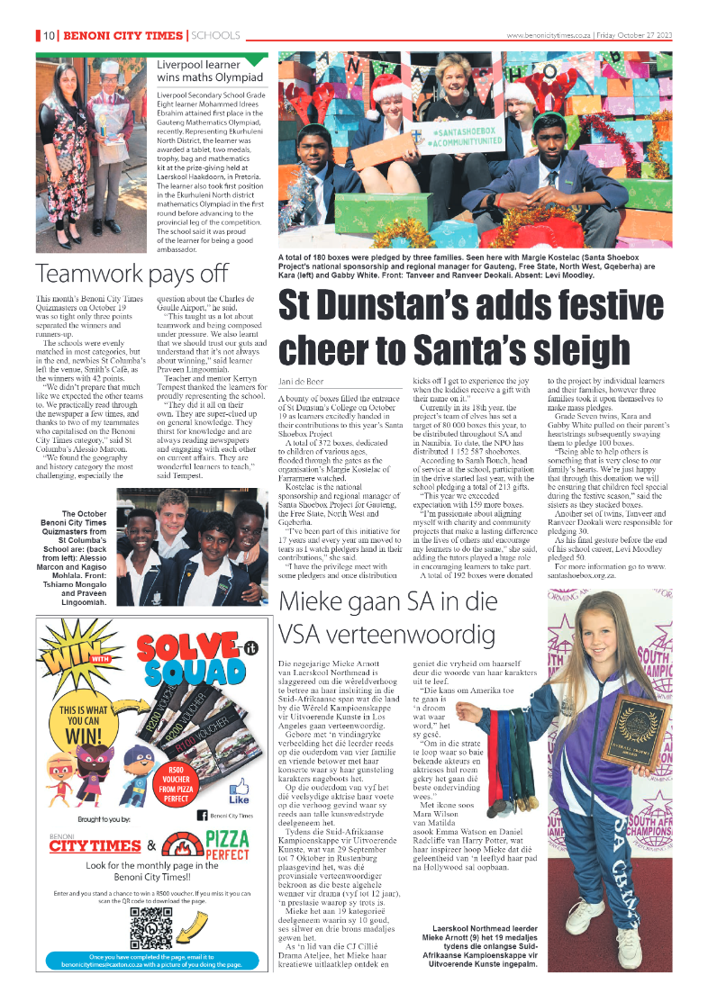 Benoni City Times 27 October 2023 page 12