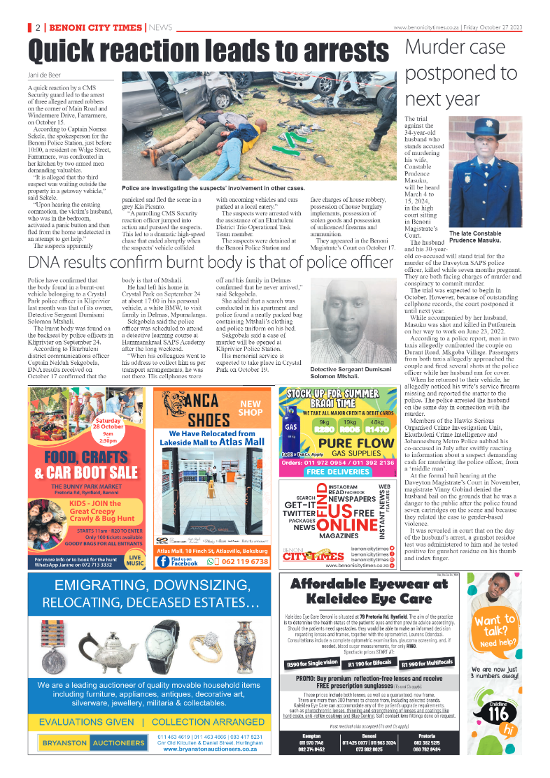 Benoni City Times 27 October 2023 page 4