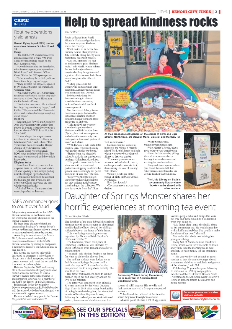 Benoni City Times 27 October 2023 page 5