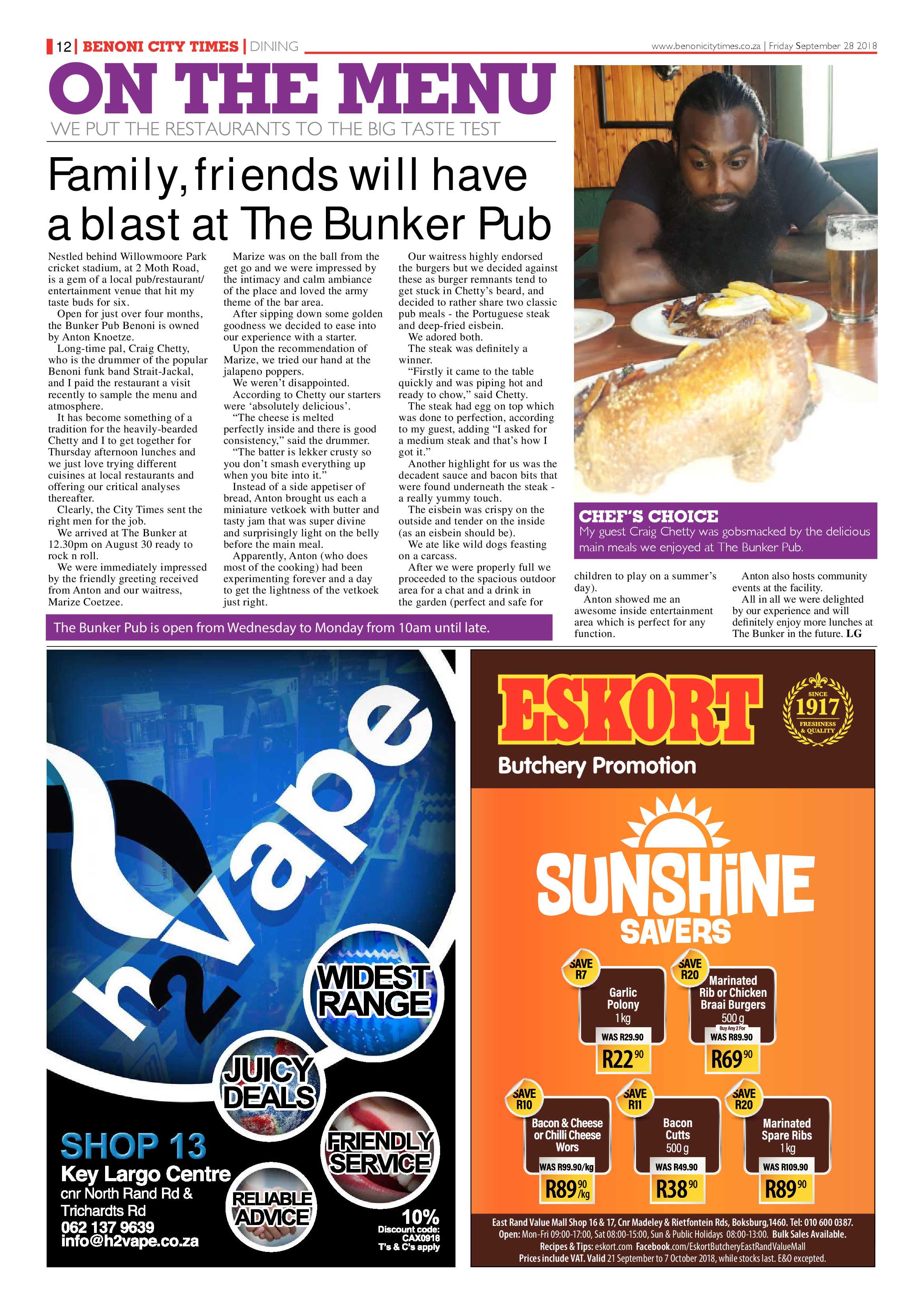 Benoni City Times 27 September 2018 page 12