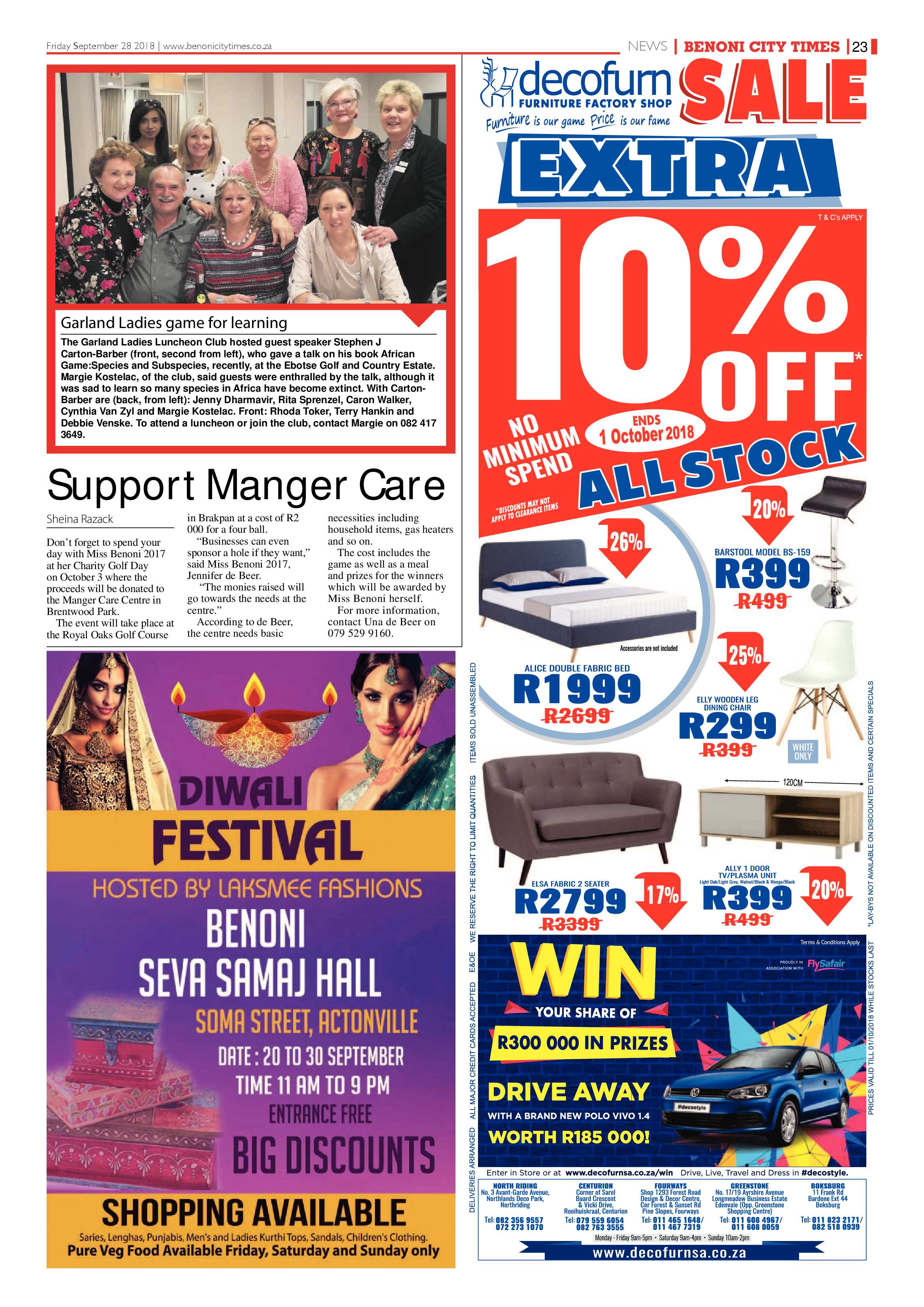 Benoni City Times 27 September 2018 page 23