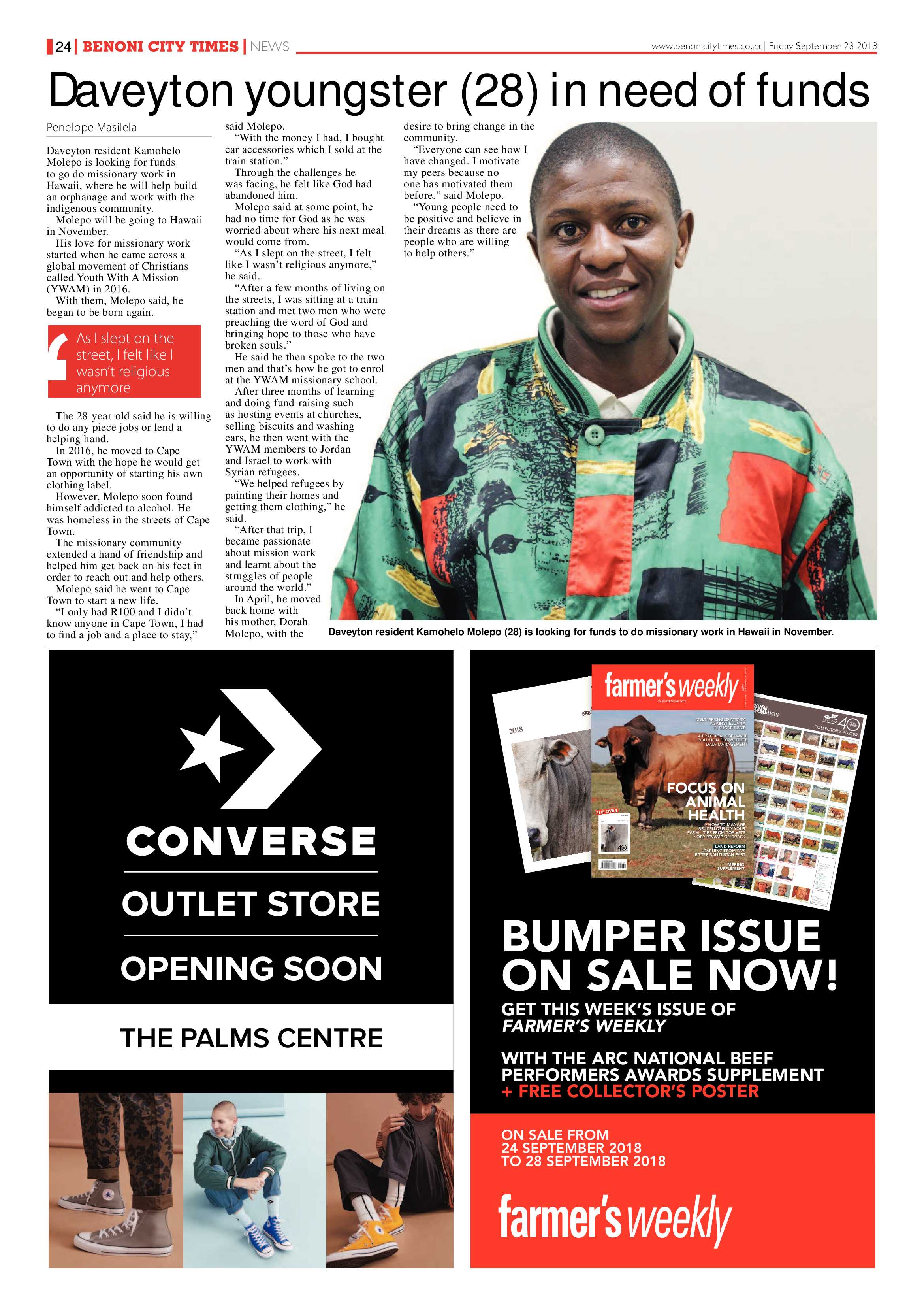 Benoni City Times 27 September 2018 page 24