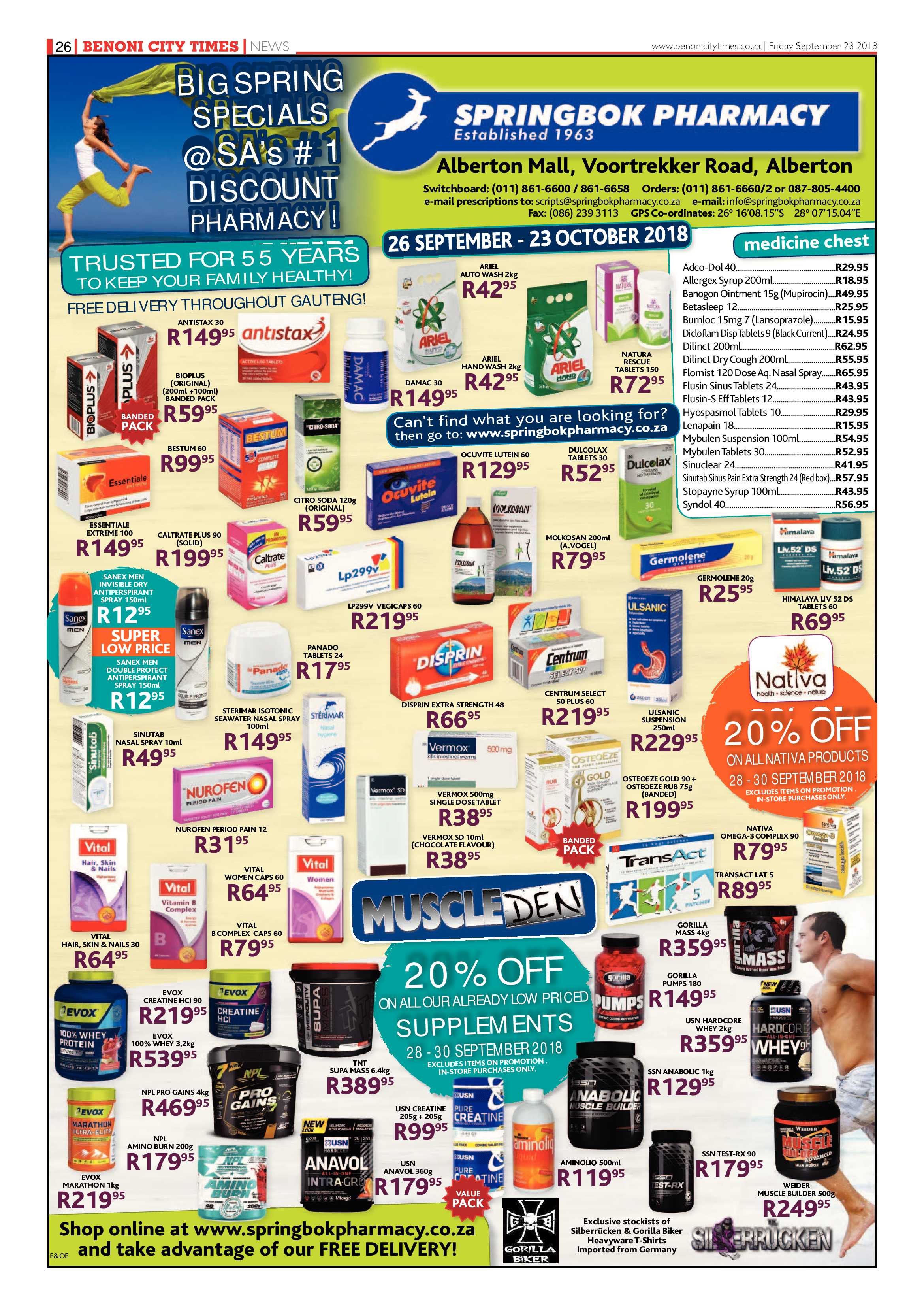Benoni City Times 27 September 2018 page 26