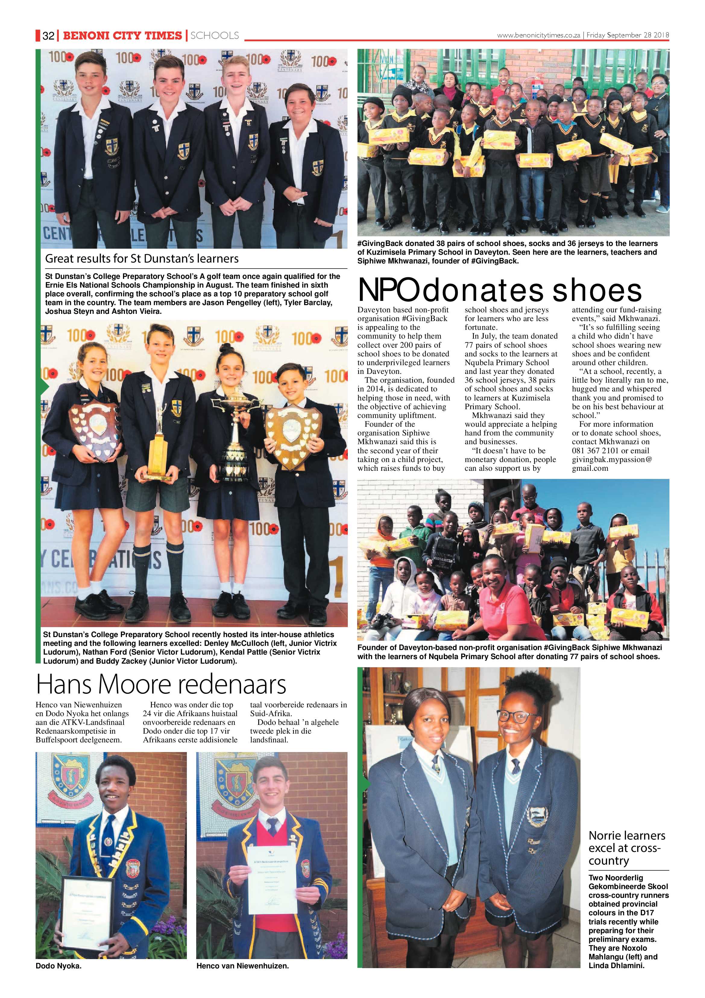 Benoni City Times 27 September 2018 page 32
