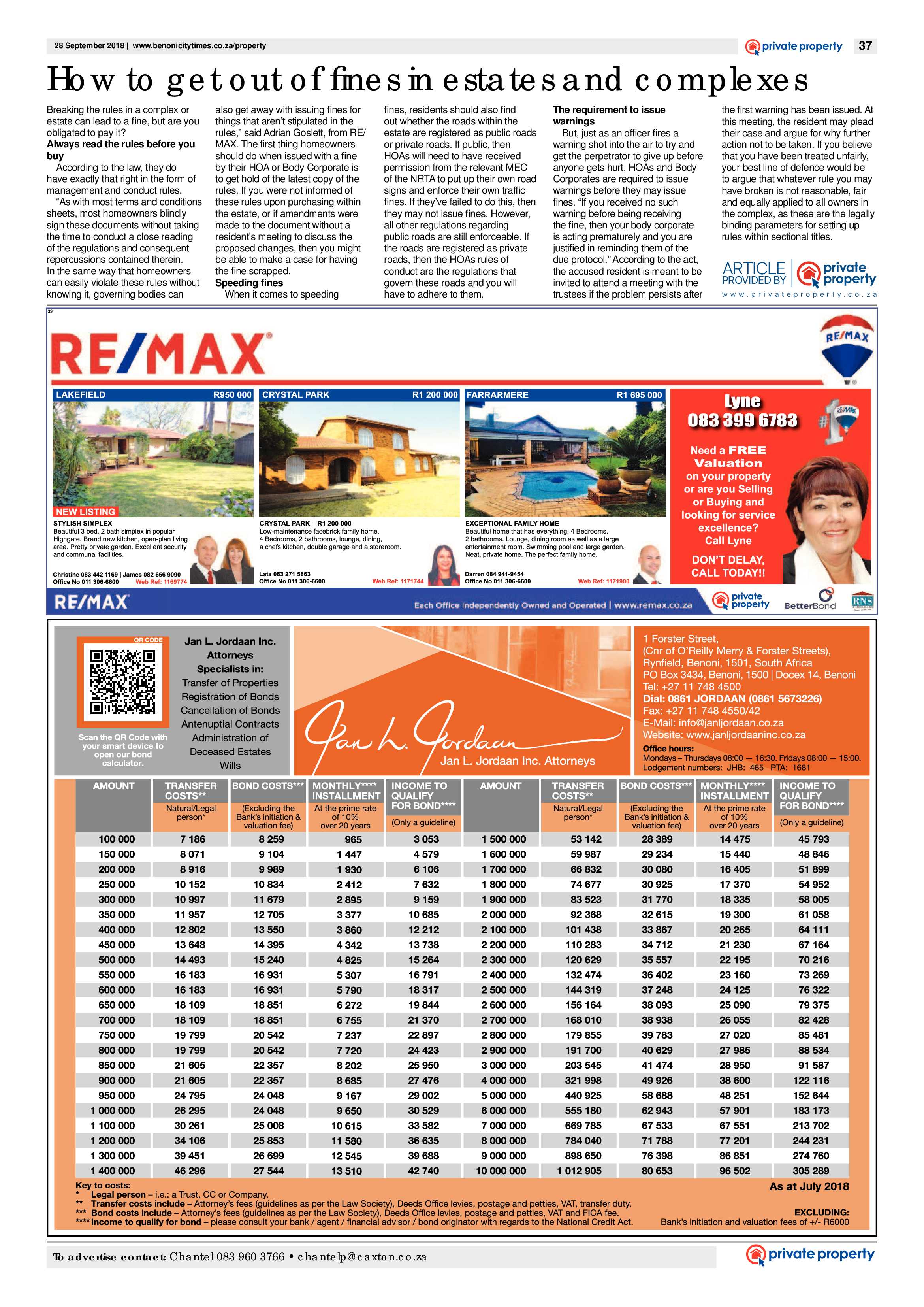Benoni City Times 27 September 2018 page 37