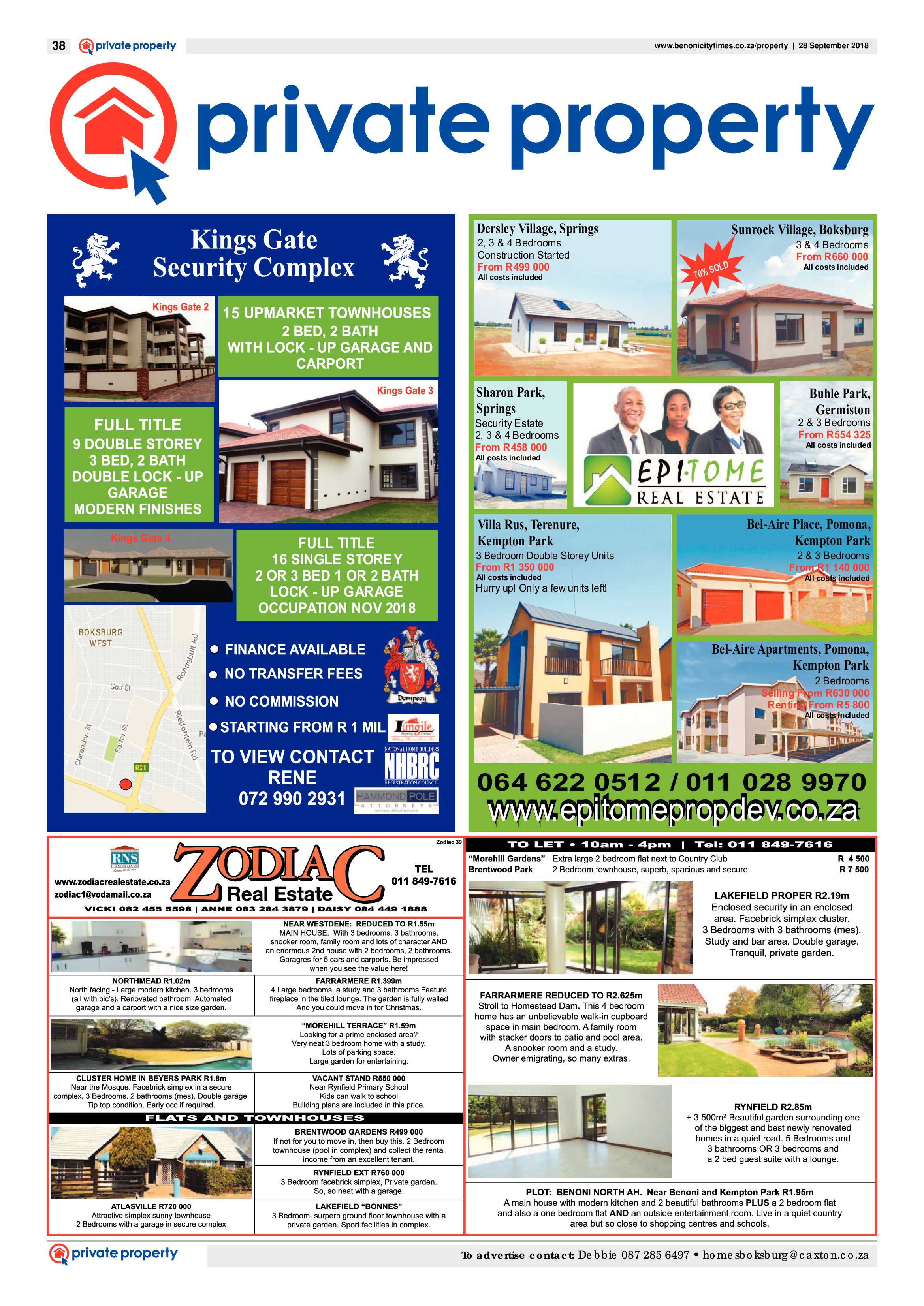 Benoni City Times 27 September 2018 page 38