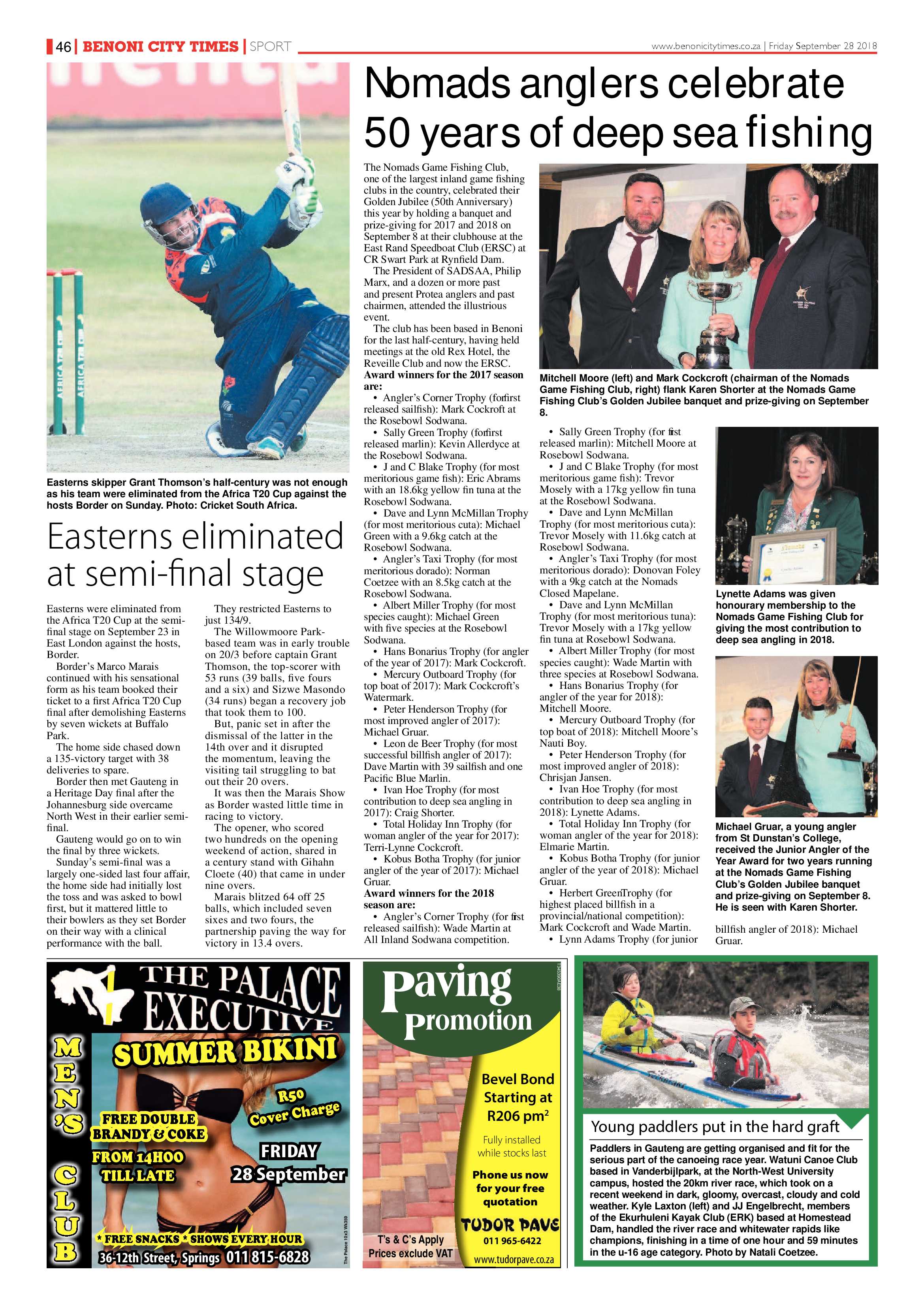 Benoni City Times 27 September 2018 page 46