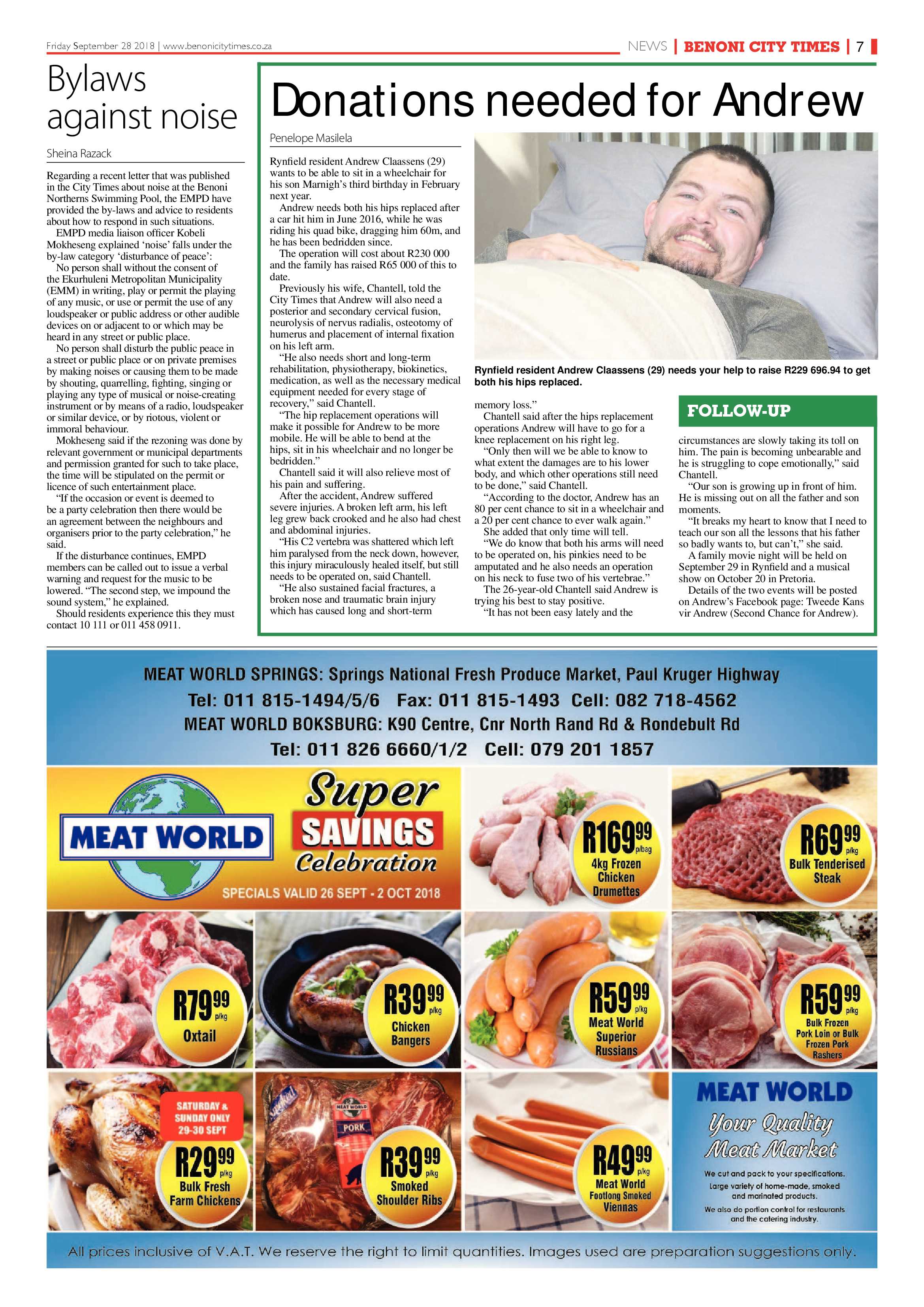 Benoni City Times 27 September 2018 page 7